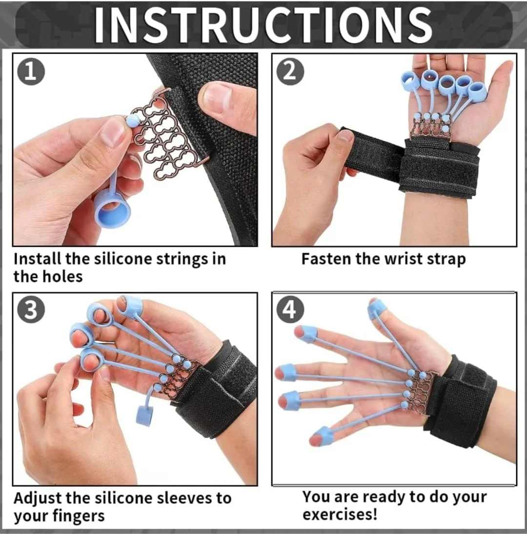 تقویت کننده انگشت، تمرین دهنده قدرت انگشت، تقویت کننده رگ ها، تقویت کننده دست و مچ با کش مقاومتی یوگا، مناسب برای مردان، زنان و کودکان