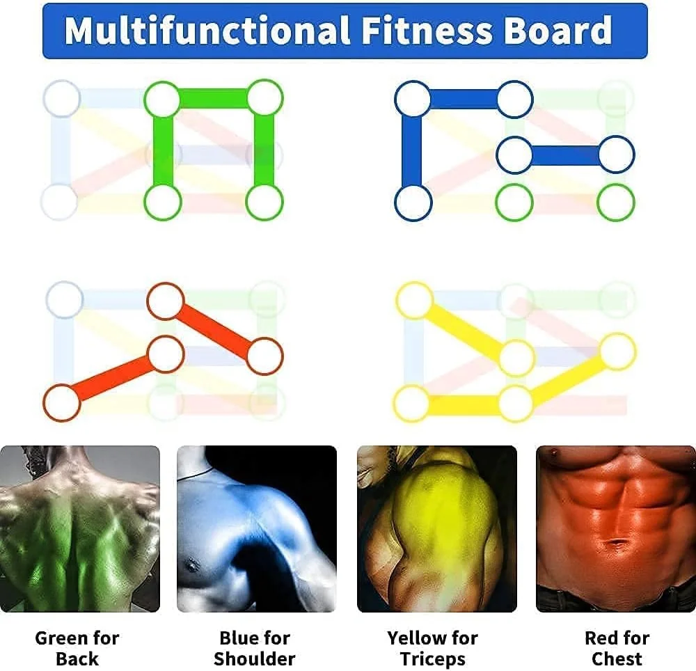 سیستم تخته شنا قابل حمل ورزشی اکسفور، ابزار تمرین بدنسازی 14 در 1، پایه های شنا، سیستم تمرین تخته شنا برای مردان و زنان (مشکی)
