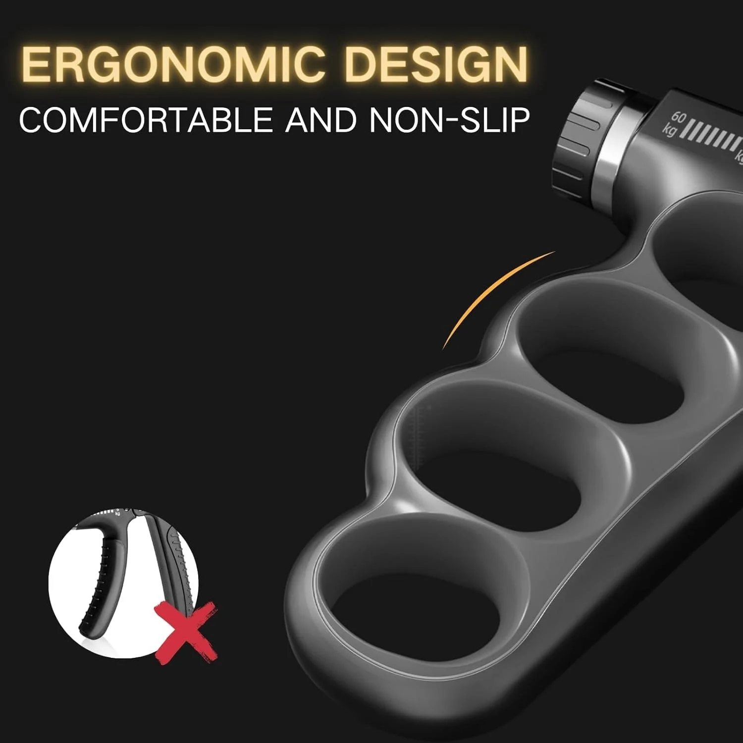 تقویت کننده قدرت مچ دست با مقاومت قابل تنظیم 5-100 کیلوگرم، شمارنده اتوماتیک، طراحی ارگونومیک، تقویت کننده ساعد برای نوازندگان، ورزشکاران و بهبود آسیب