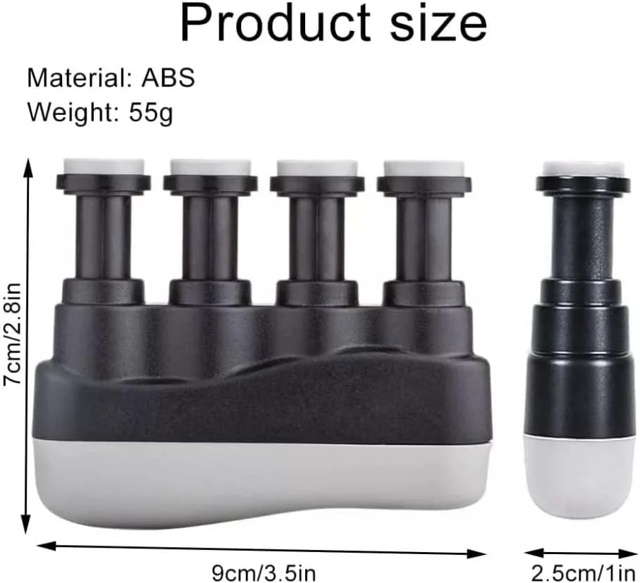 ابزار تمرین انگشت قابل تنظیم، تقویت کننده عضلات دست و انگشت برای گیتار، پیانو یا فیزیوتراپی