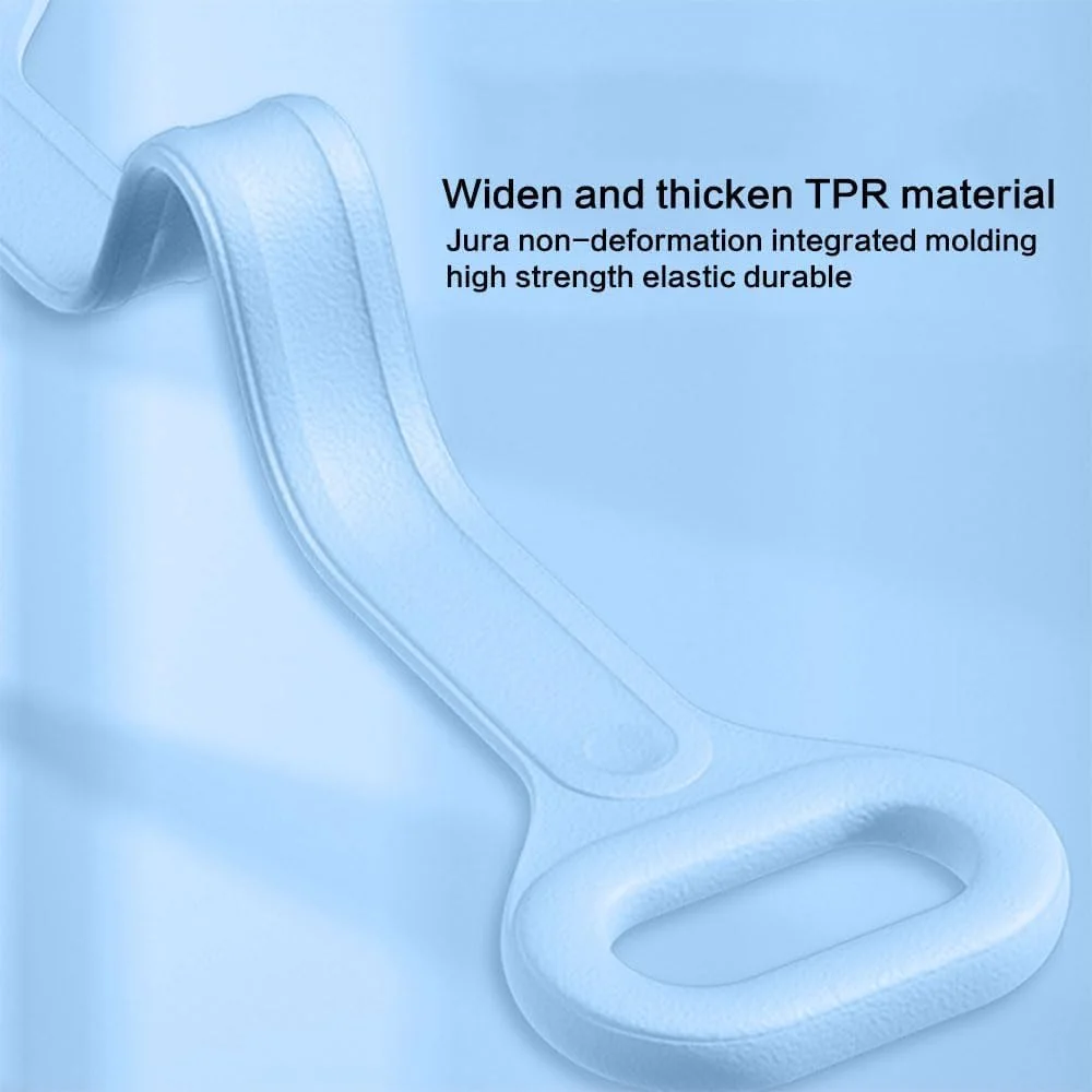 باند مقاومتی ورزشی، 2 عدد طناب کششی الاستیک برای تمرینات بازو، پشت و شانه، کشش پا، ساق پا و دست، مناسب برای یوگا، پیلاتس، کشش، تمرینات ورزشی در خانه