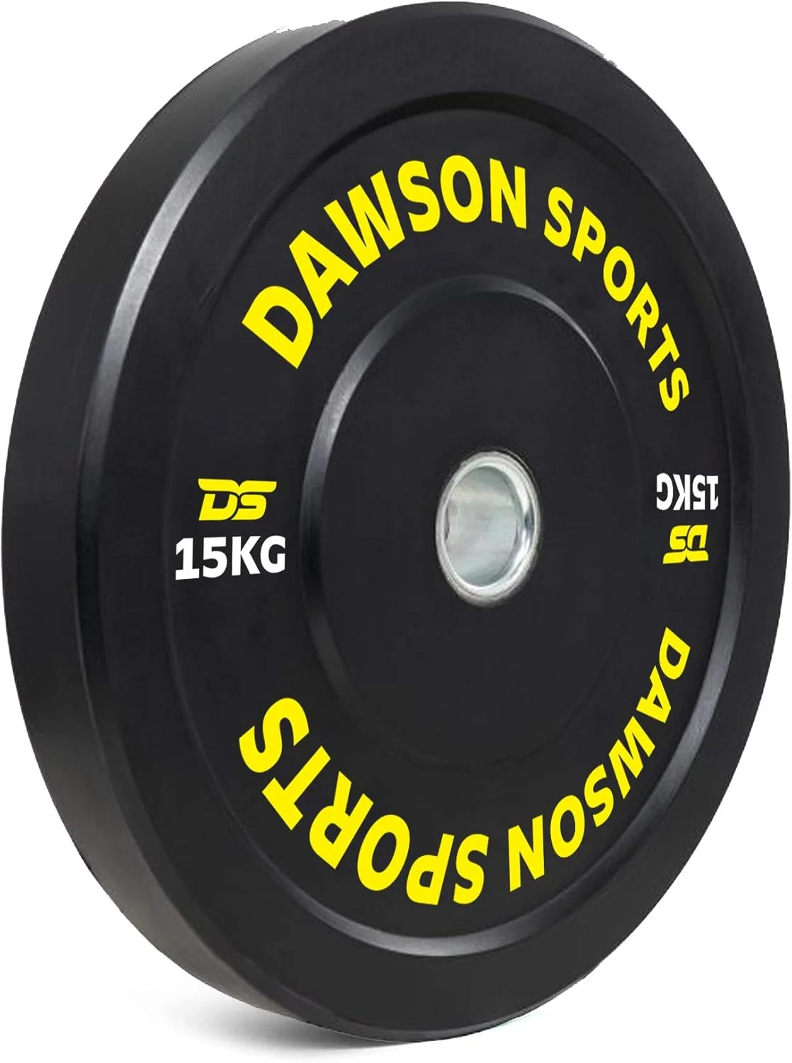 صفحات وزنه لاستیکی سپر دار داوسون اسپورتس (با حلقه برگشته) - 2 عدد - ست وزنه برداری با چگالی بالا برای تمرینات قدرتی و کراس فیت - تجهیزات بادوام و کاهش دهنده صدا برای باشگاه