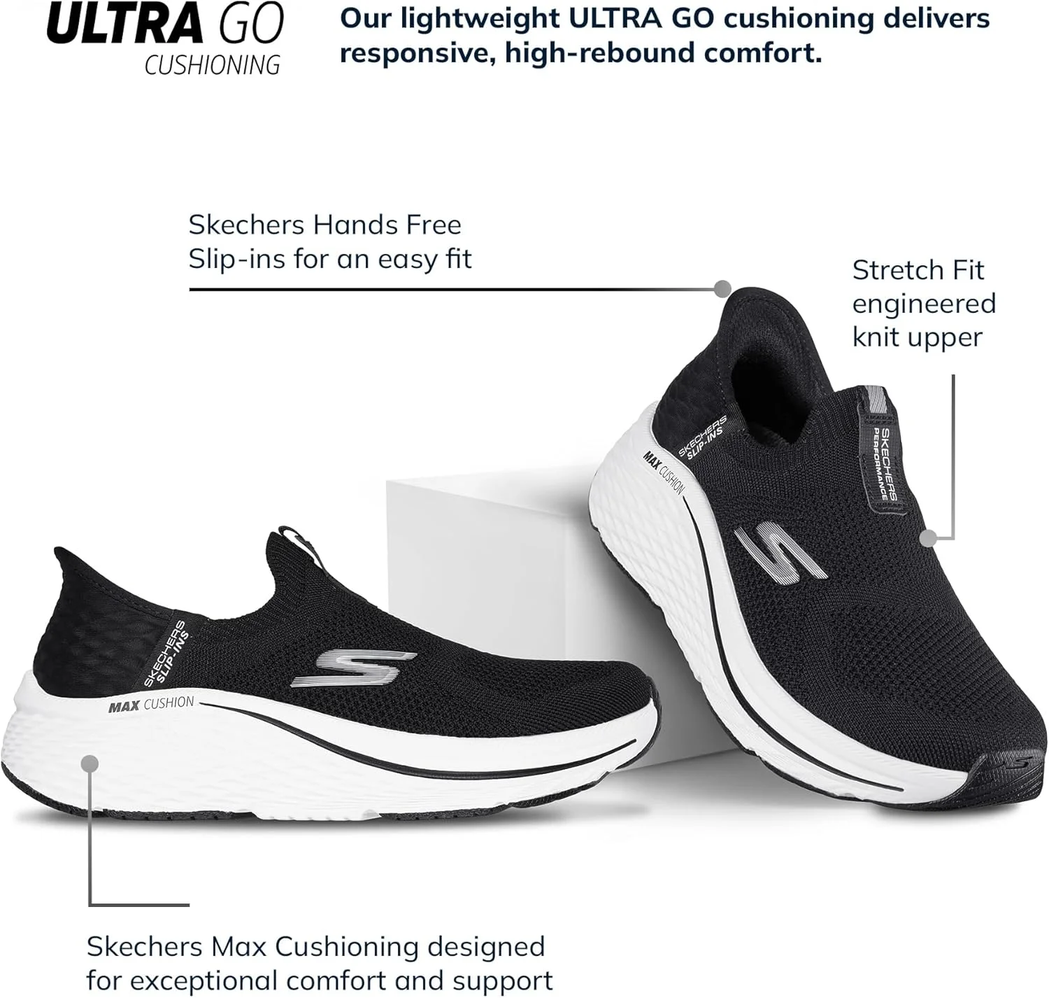 کفش ورزشی زنانه اسکیچرز مکس کوشنینگ الیت 2.0 بدون بند کفش ورزشی زنانه اسکیچرز مکس کوشنینگ الیت 2.0 بدون بند