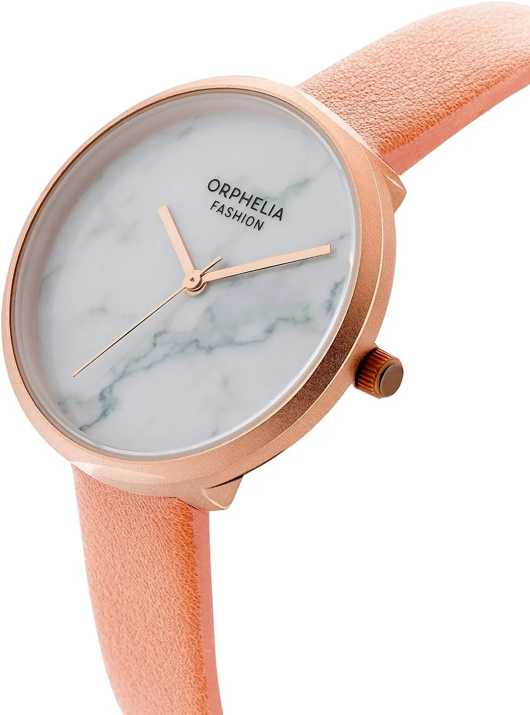 ساعت مچی آنالوگ زنانه اُرفیلیا فشن تیفانی با بند چرمی