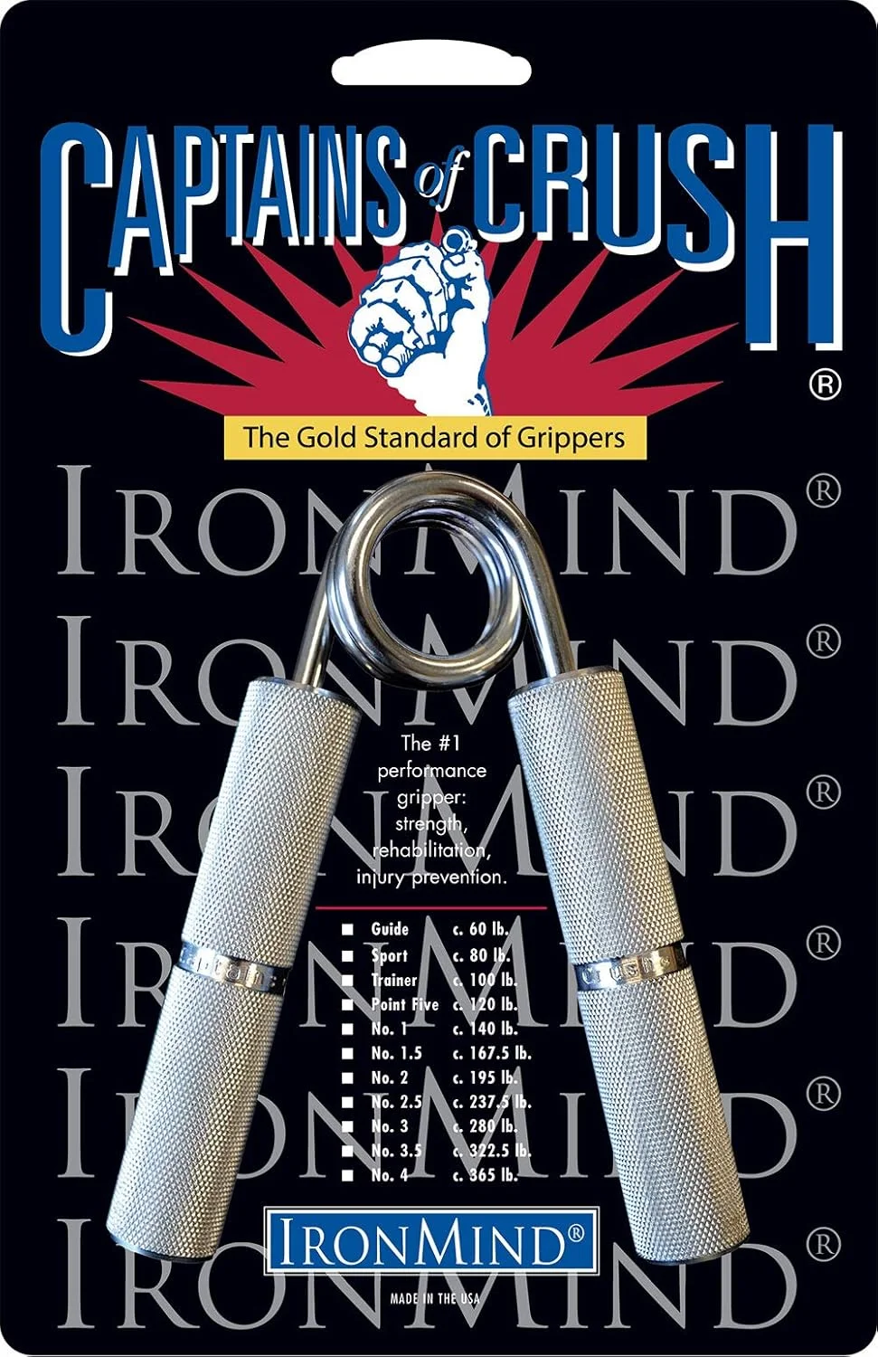 فنر تقویت مچ IronMind Captains of Crush (COC) - استاندارد طلایی فنرهای تقویت مچ | پیشروترین تقویت کننده دست در جهان