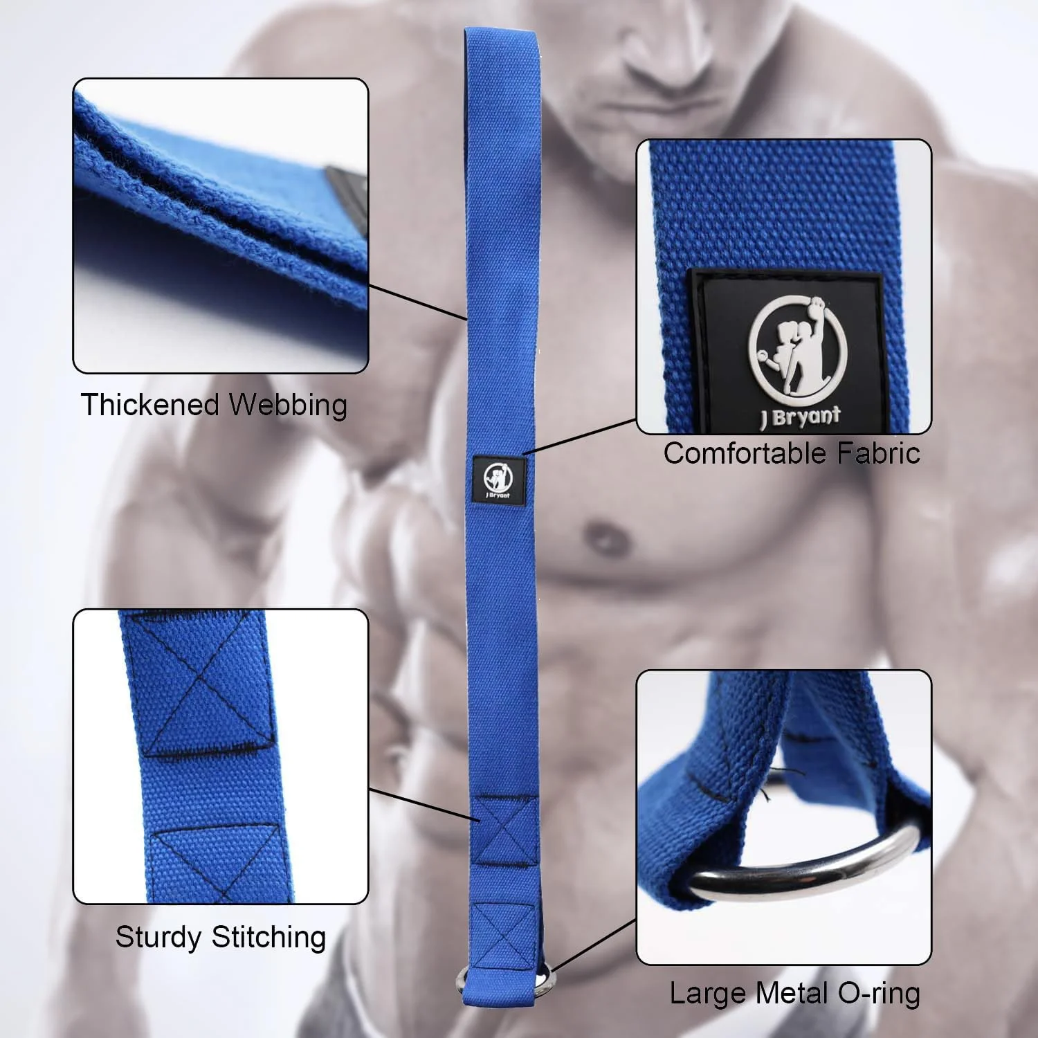 بند تمرینی مچ انداز جی برایانت - ایده آل برای تمرینات مچ، ساعد و دوسر بازو، تجهیزات تناسب اندام چند منظوره خانگی سازگار با صفحات هالتر 1 و 2 اینچی