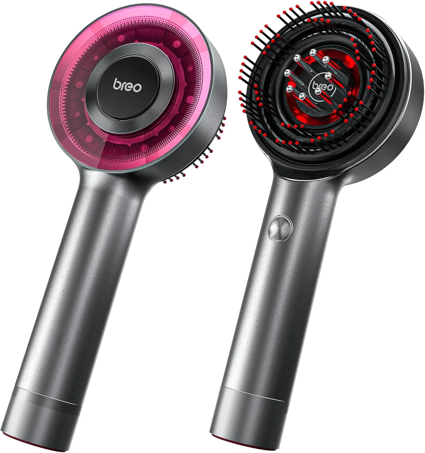 ماساژور برقی سر Breo Scalp3 با نور قرمز برای رشد مو، ماساژور مو با اپلیکاتور روغن مو برای مراقبت از مو، ضد آب و بی سیم، هدیه ای برای آقایان و بانوان