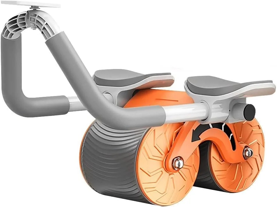 چرخ شکم اتوماتیک Azonee، چرخ تمرین شکم خانگی، چرخ جدید غلتکی شکم با تایمر، چرخ غلتکی پلانک برای تمرینات تقویت عضلات مرکزی شکم