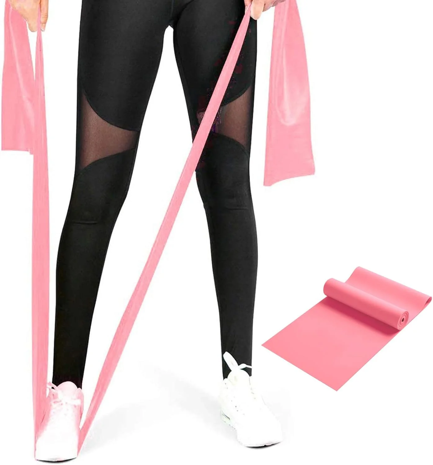 کش های مقاومتی، کش های ورزشی حرفه ای بلند از جنس لاتکس طبیعی، برای پاها، باسن و عضلات سرینی، ایده آل برای تمرینات قدرتی، فیزیوتراپی، یوگا، پیلاتس، کشش