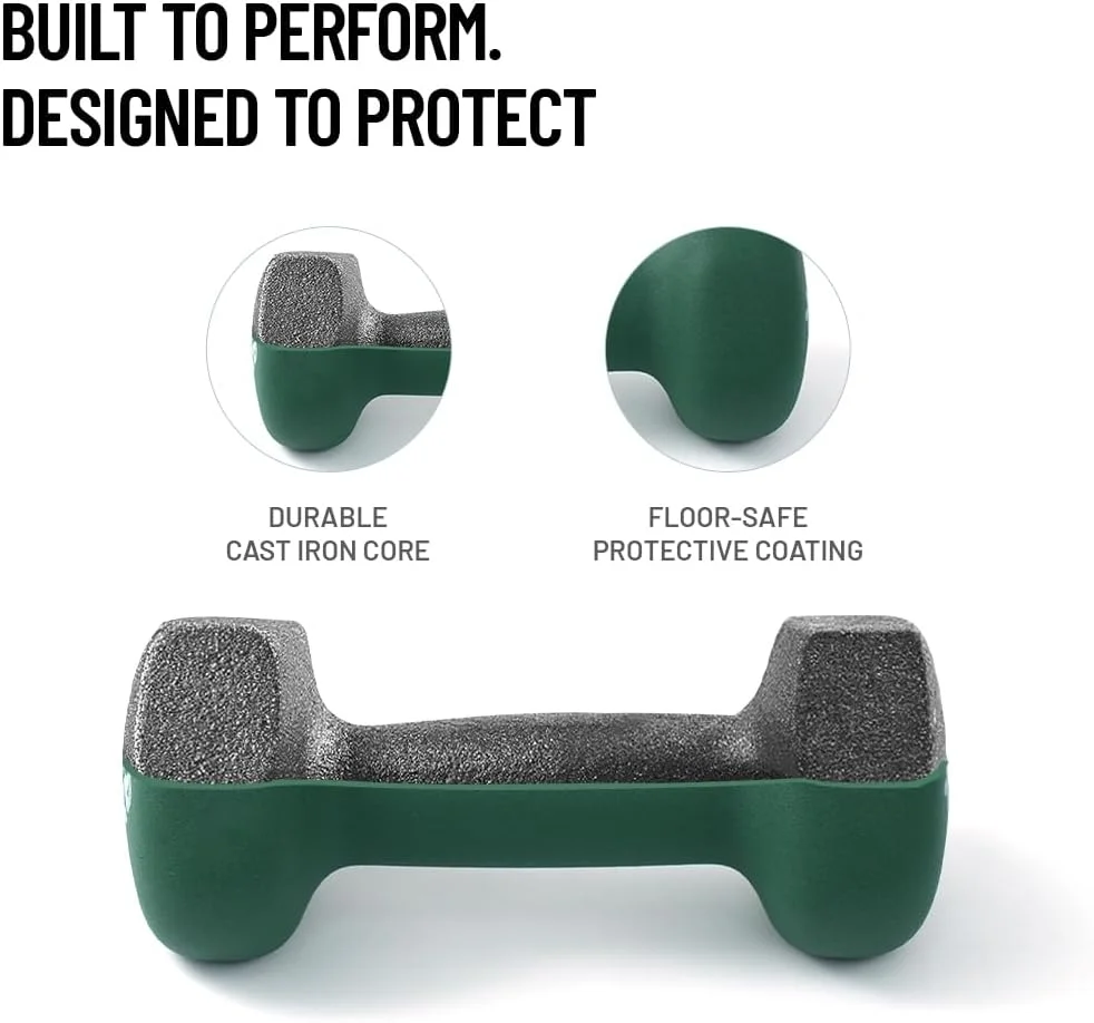 دمبل نئوپرن | ۱ کیلوگرم - ۵ کیلوگرم
