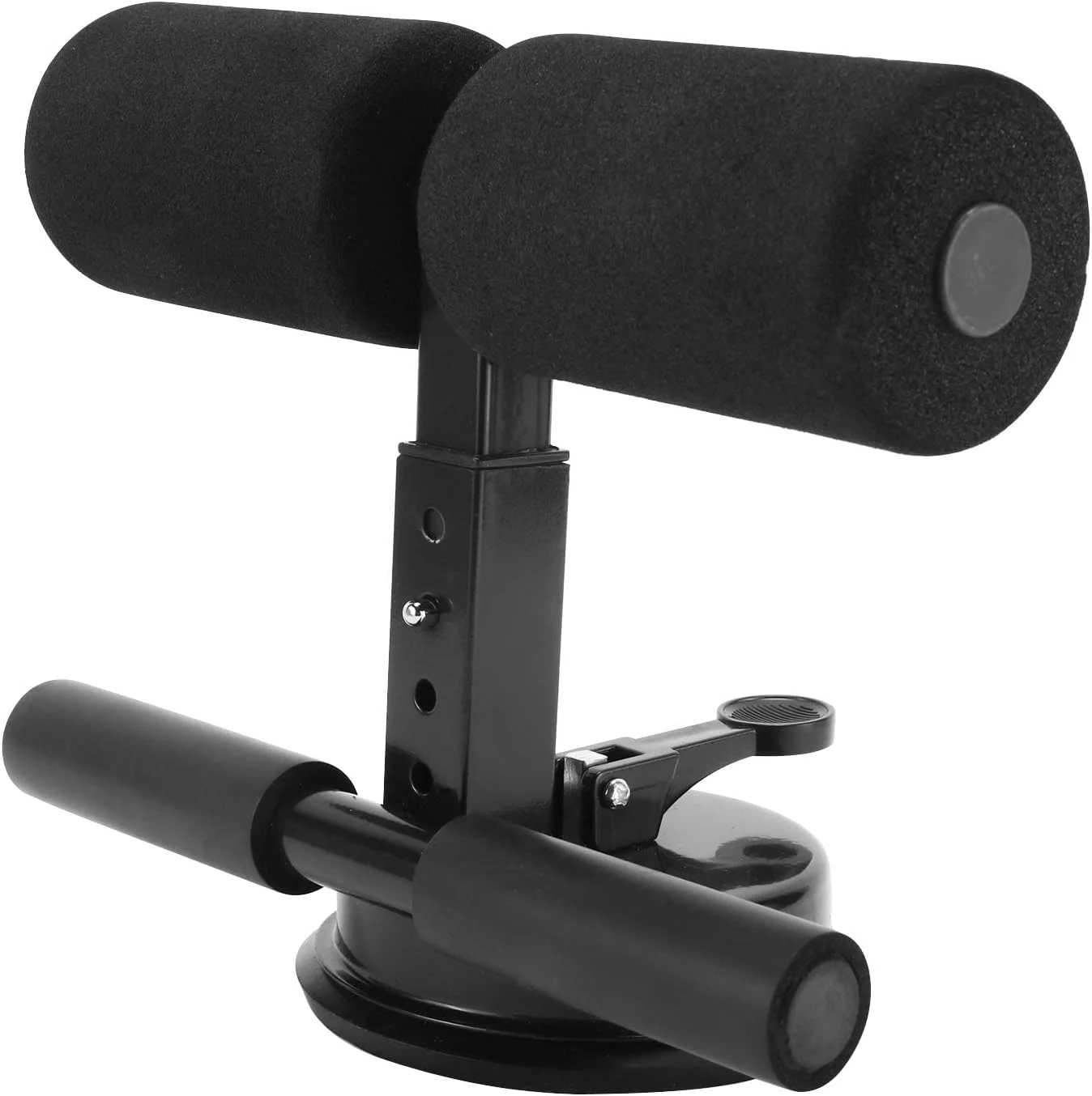 میله دراز و نشست عربست برای زمین - دستگاه کمکی دراز و نشست قابل تنظیم، میله دراز و نشست قابل حمل با مکش قوی، تجهیزات دراز و نشست با دو نگهدارنده پا برای تمرینات خانگی، تمرین عضلات اصلی بدن