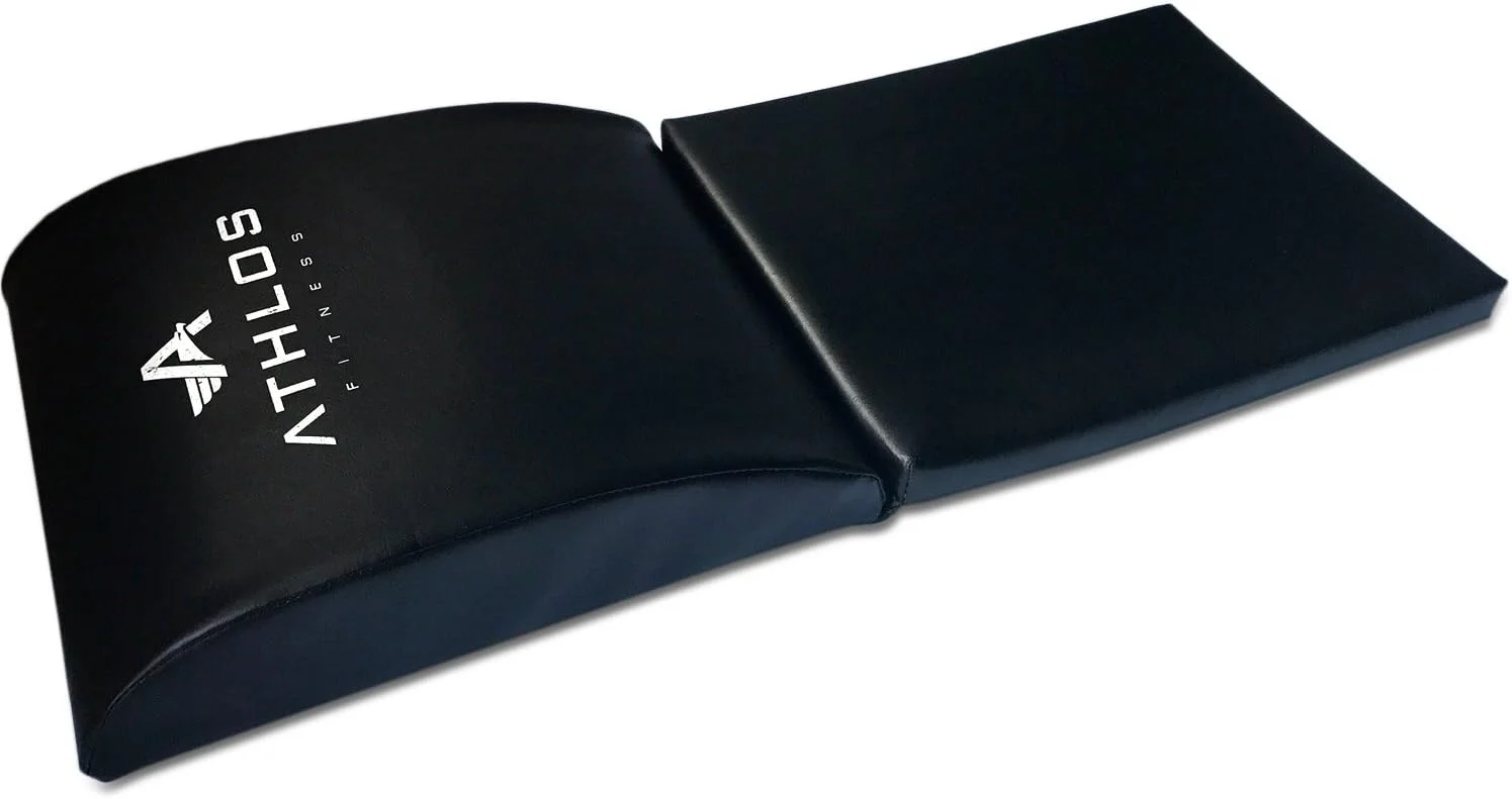 مت ورزشی عضلات شکم Athlos Fitness با پد محافظت از دنبالچه - ایده آل برای دامنه حرکتی کامل و تقویت کل هسته شکمی