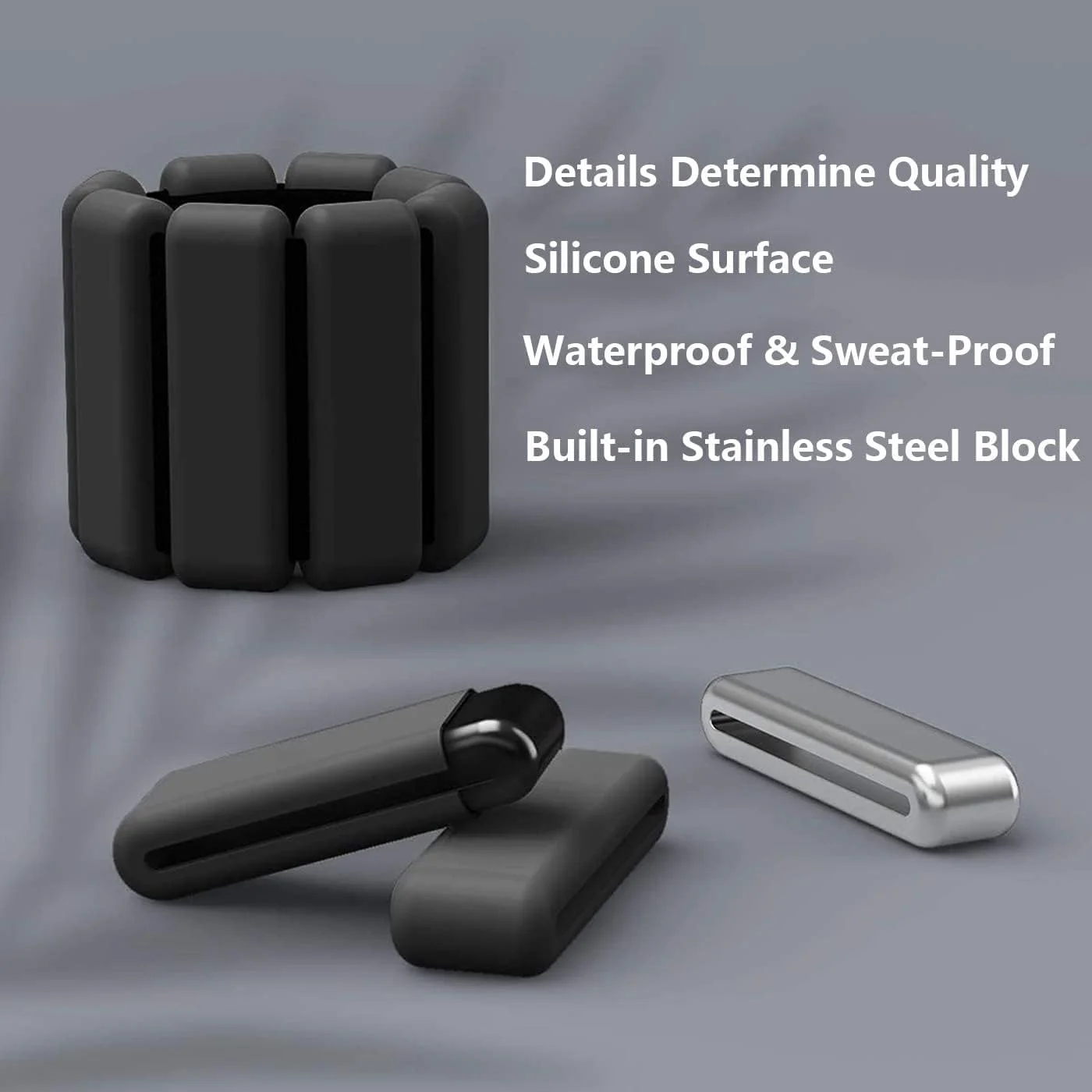 وزنه مچ دست عربست، ست 2 عددی وزنه های مچ و مچ پا قابل تنظیم، وزنه مچ دست برای تمرینات قدرتی زنان و مردان، وزنه پا برای یوگا، رقص، پیلاتس، کاردیو (وزن هر قطعه 450 گرم)