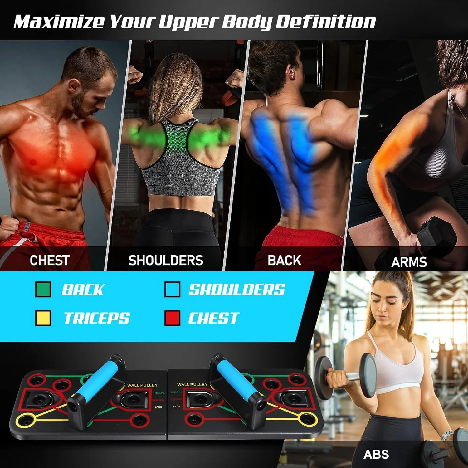 تخته شنای آنجو با پایه دراز و نشست. تخته شنای چند منظوره با کش های مقاومتی، تجهیزات ورزشی قابل حمل، تجهیزات تمرین قدرتی، دسته های شنا برای شناهای بی نقص، تناسب اندام خانگی برای مردان