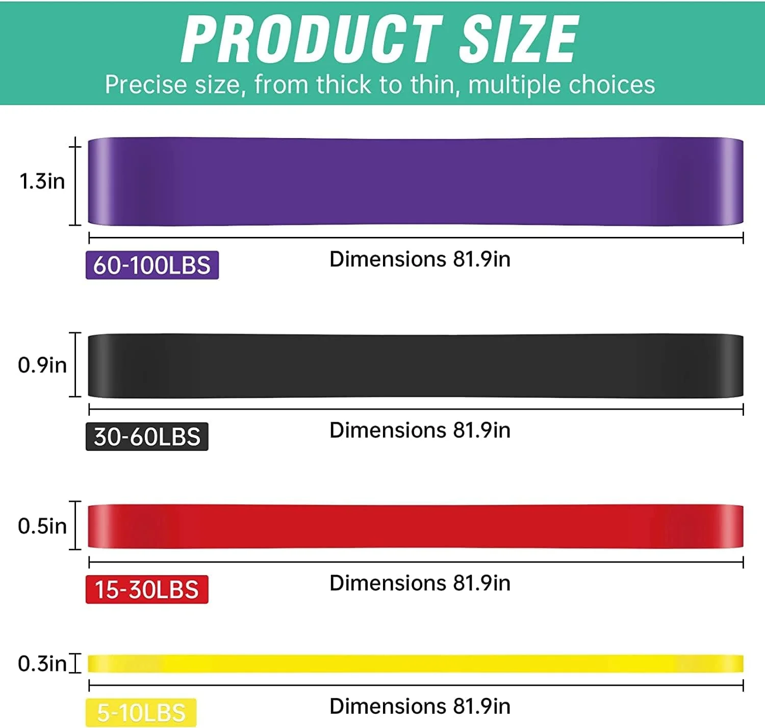 ست ۴ عددی کش های مقاومتی AMERTEER، کش های کمکی بارفیکس، کش های ورزشی سنگین برای تمرینات کراس فیت، کشش، تناسب اندام، برای بدن، تمرین عضلات، فیزیوتراپی، فرم دهی بدن، مردان و زنان