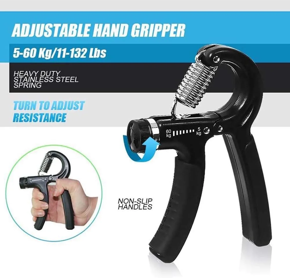 ست تمرین تقویت مچ و انگشتان آمرتیر (۶ تکه) شامل تقویت کننده انگشت، تقویت کننده مچ دست، کشش دهنده دست، توپ ضد استرس و حلقه تمرین ساعد مناسب برای همه