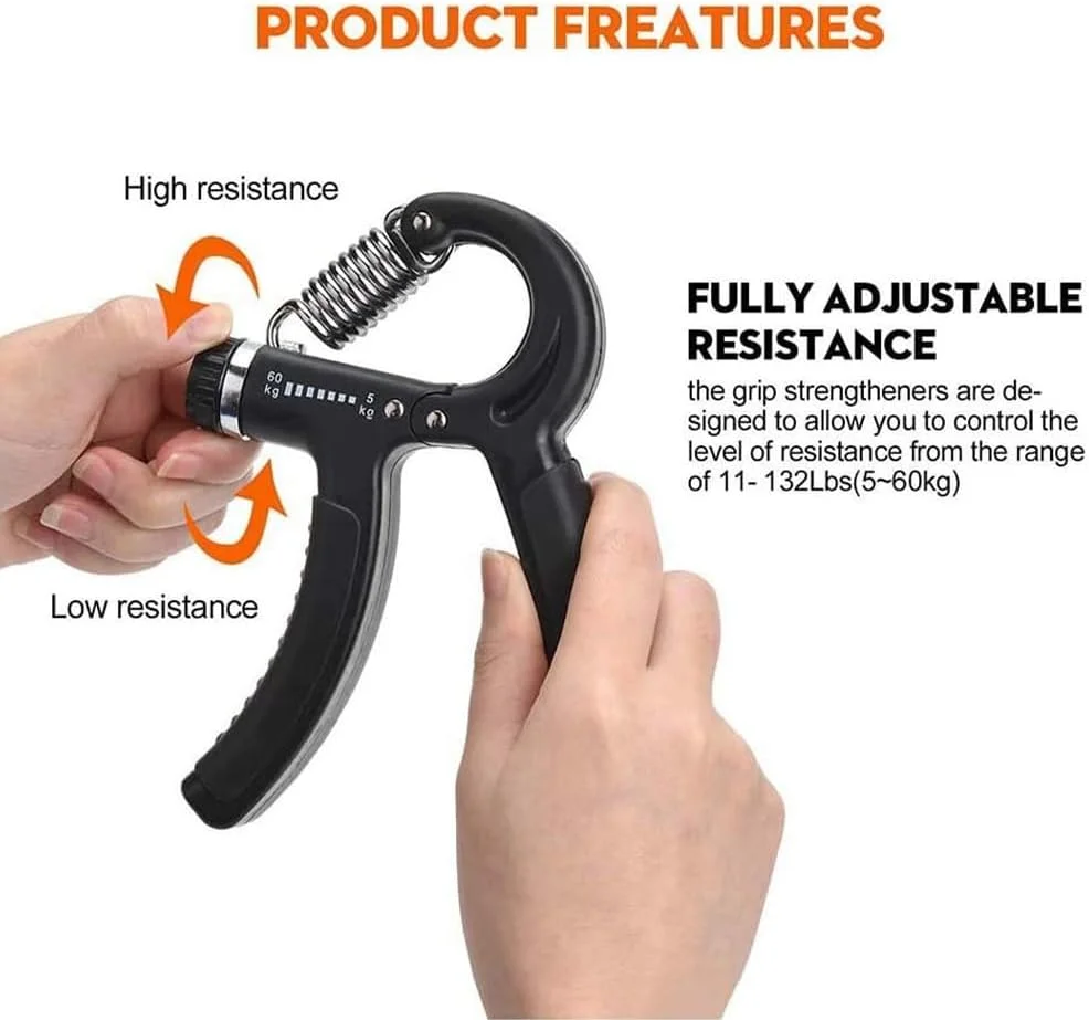 ست تمرین تقویت مچ و انگشتان آمرتیر (۶ تکه) شامل تقویت کننده انگشت، تقویت کننده مچ دست، کشش دهنده دست، توپ ضد استرس و حلقه تمرین ساعد مناسب برای همه