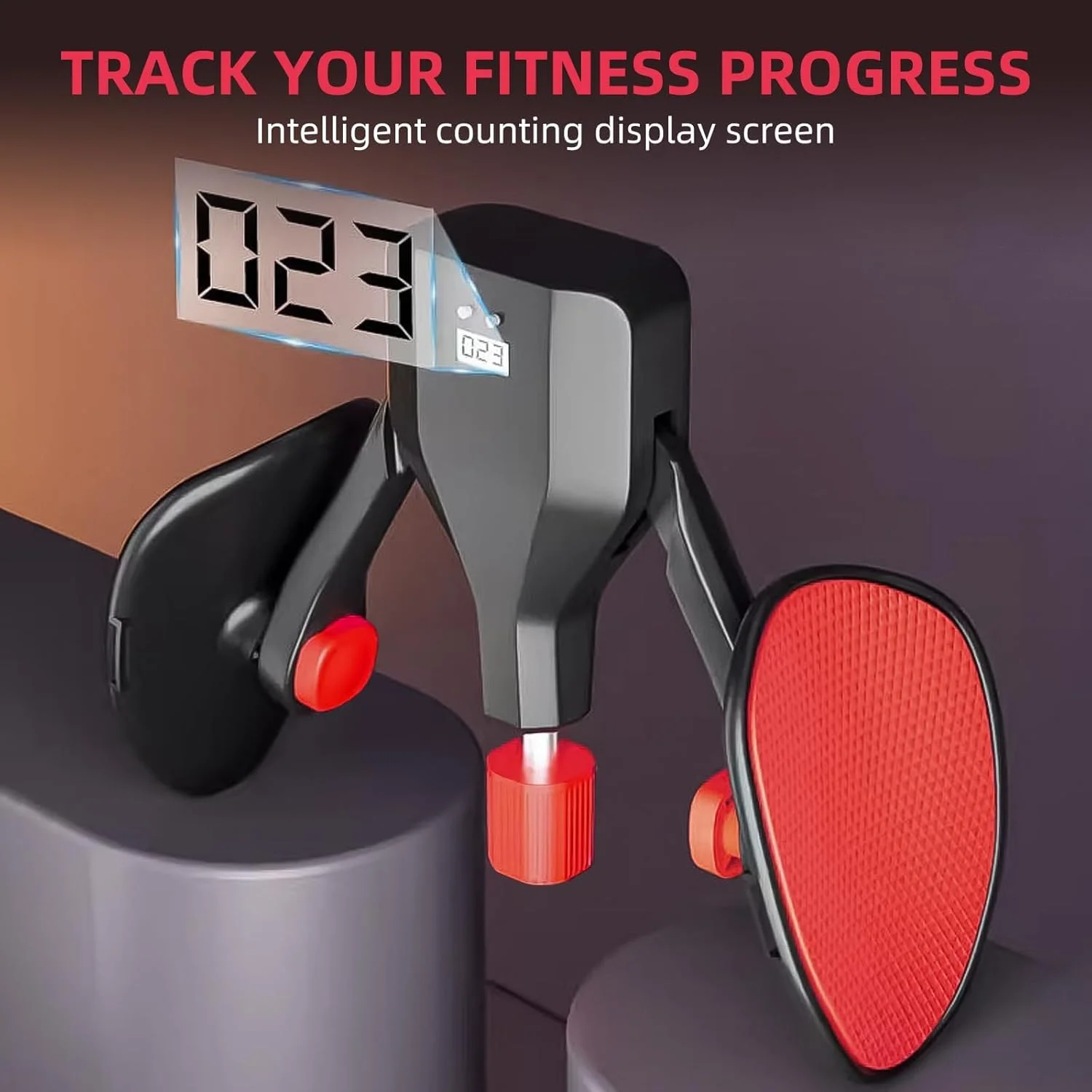 تقویت کننده ران قابل تنظیم 50 کیلویی، دستگاه تمرین پا و ران داخلی با شمارنده، تمرین دهنده و مربی زمینی، مربی برای تمرینات خانگی