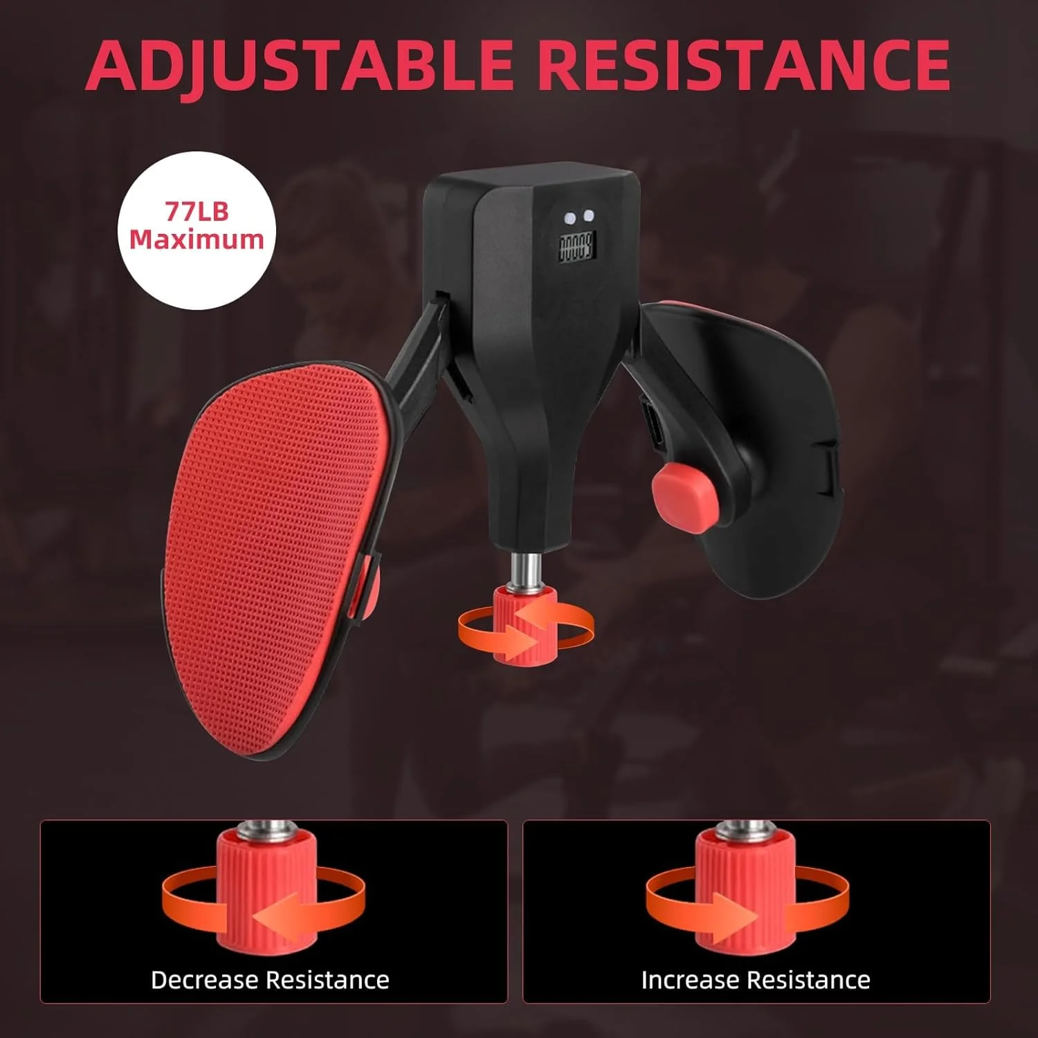 تقویت کننده ران قابل تنظیم 50 کیلویی، دستگاه تمرین پا و ران داخلی با شمارنده، تمرین دهنده و مربی زمینی، مربی برای تمرینات خانگی