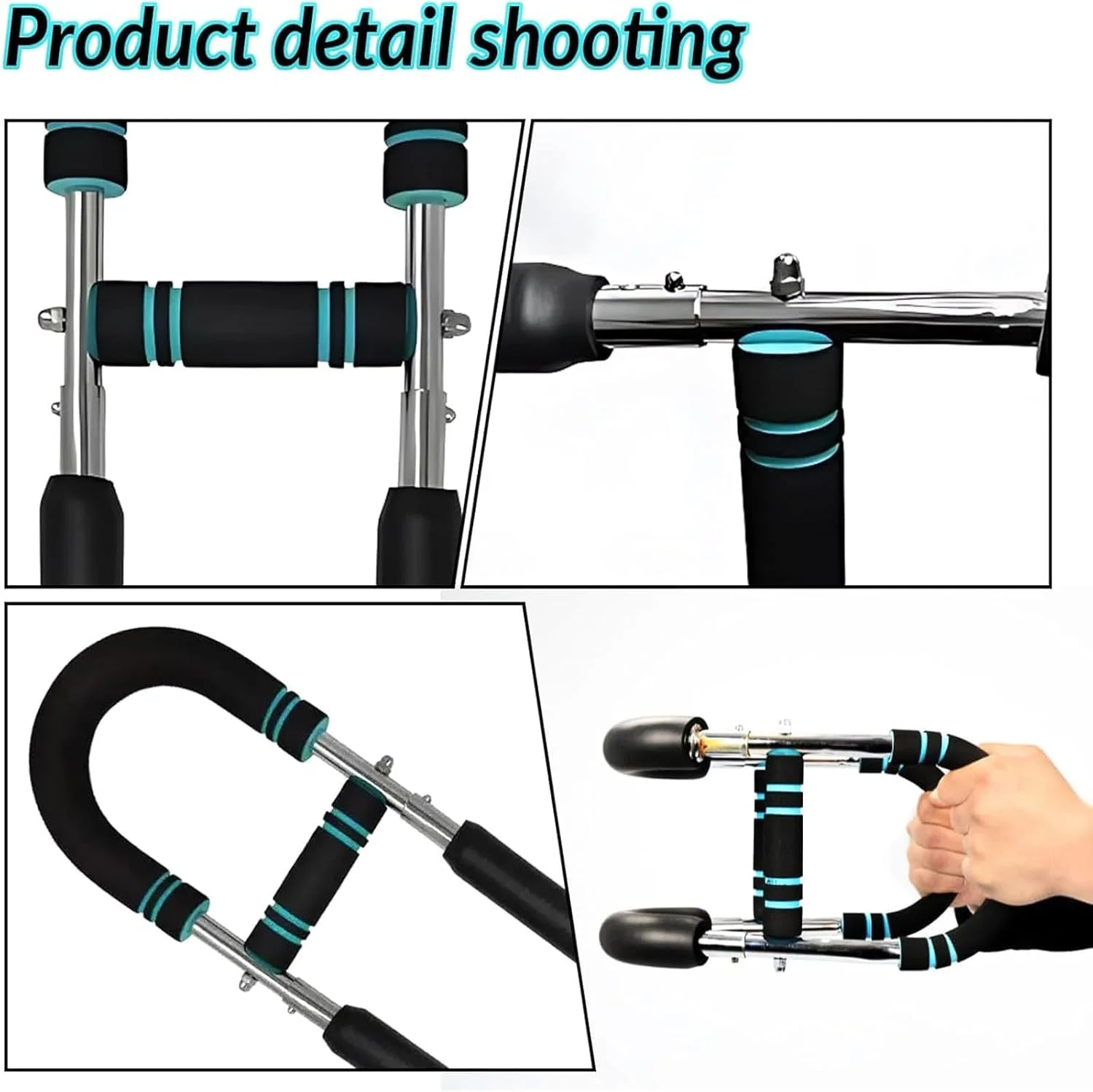 دستگاه تمرین بازو ORCHID M® 2025، تجهیزات تمرین قابل حمل شانه/سینه/پشت بازو، میله قدرتی قابل تنظیم، ارتقا یافته 6 در 1 باشگاه خانگی با دستگیره ضد لغزش، طراحی جداشدنی مناسب