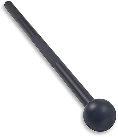 گرز ورزشی فولادی 1441 Fitness برای تمرینات قدرتی هسته بدن و تمرینات کل بدن - گرز ورزشی کاربردی برای تمرینات شانه، مچ و ساعد - مشکی، 8 کیلوگرم