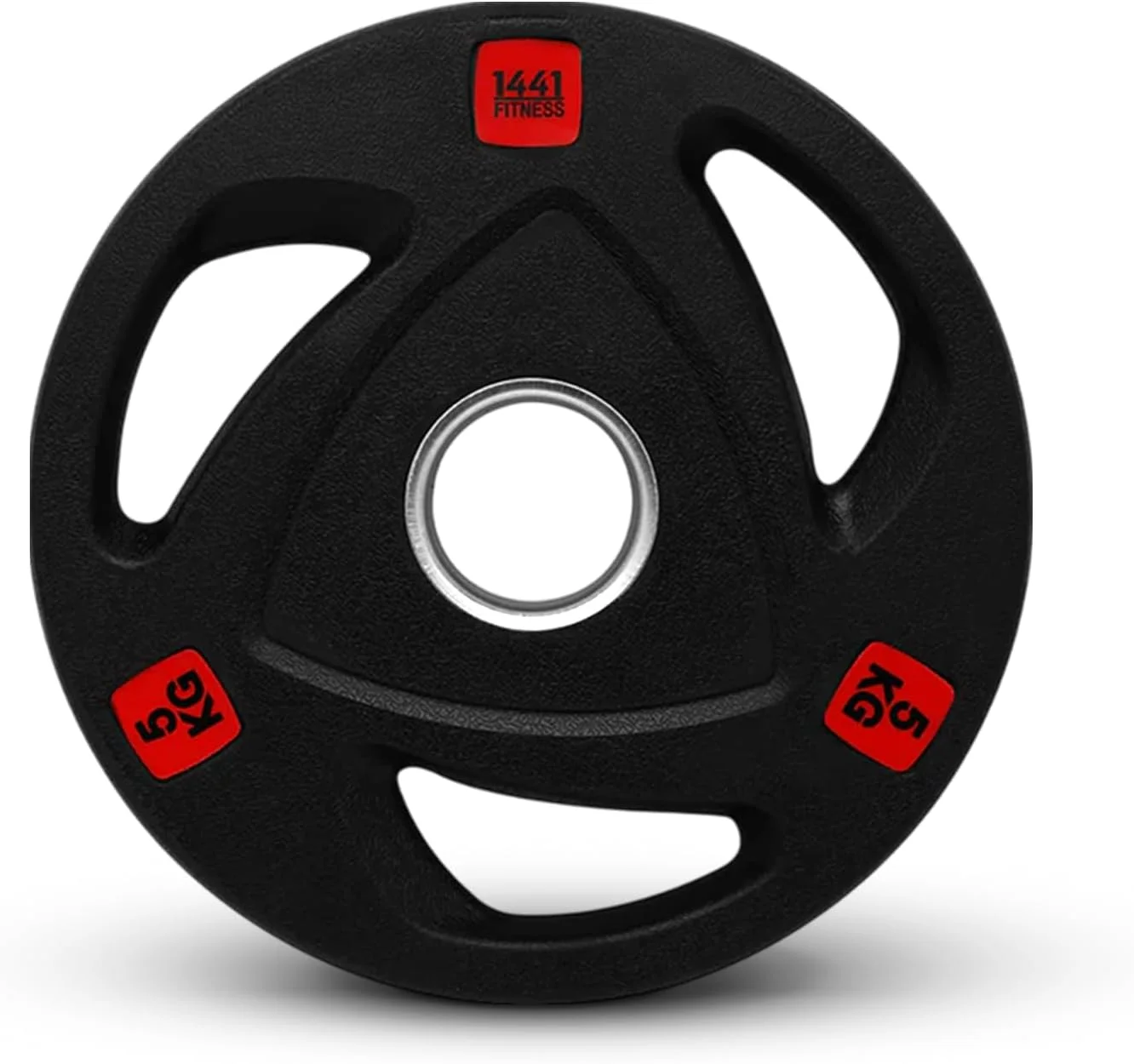 صفحات وزنه لاستیکی المپیک سه دسته 1441 Fitness - تک یا مجموعه، دیسک هالتر برای کراس فیت، تمرینات قدرتی، وزنه برداری در باشگاه، ورزش، صفحات هالتر بادوام