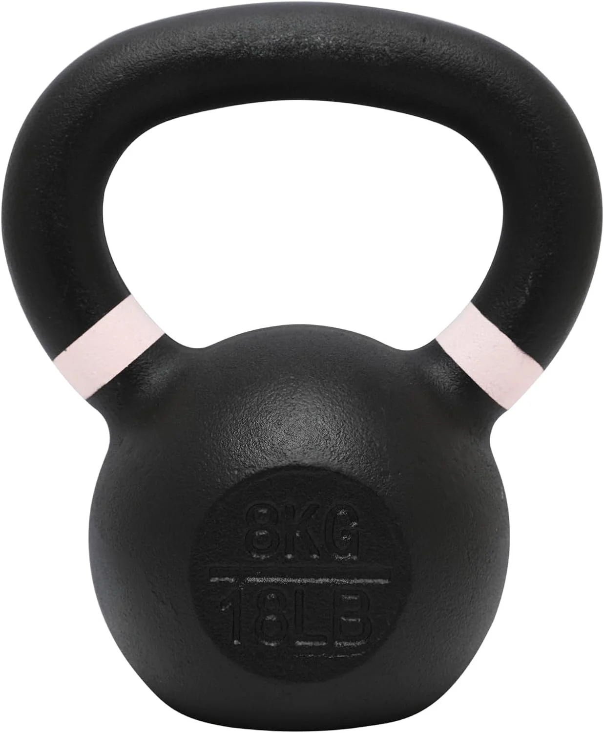 کتل بل با روکش پودری ۱۴۴۱ Fitness - کتل بل چدنی مشکی، ایده آل برای مبتدیان، تمرینات قدرتی، تمرینات کل بدن و استفاده در خانه یا باشگاه های ورزشی تجاری (۱ عدد)