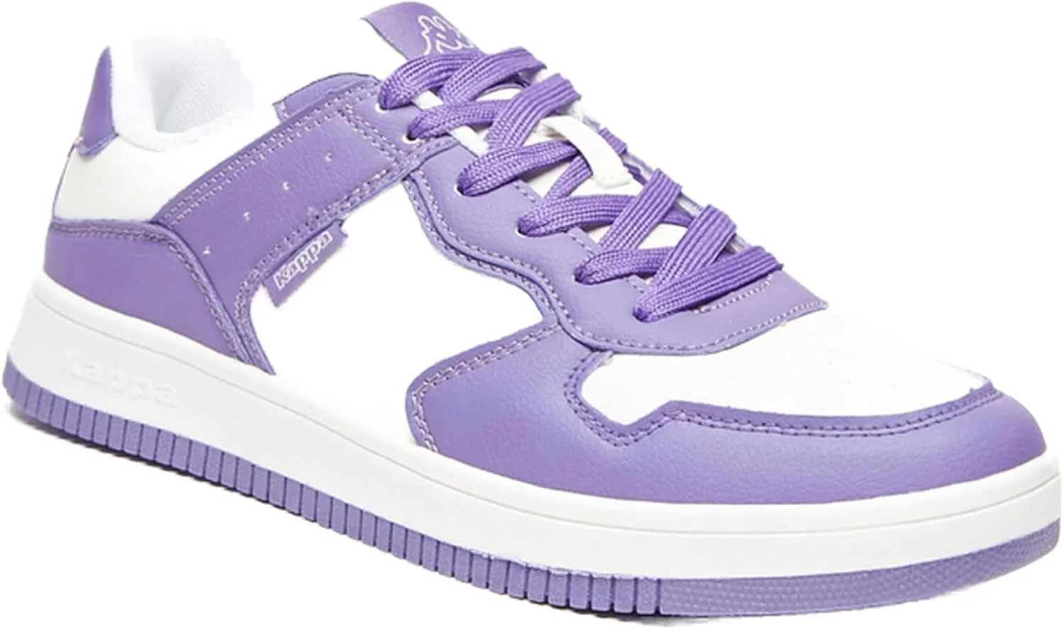 کفش ورزشی زنانه Kappa مدل بنددار با بافت و بالشتک، سایز 38، بنفش