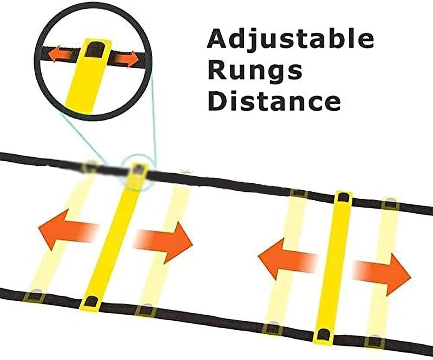 ست تمرین چابکی و سرعت شامل نردبان چابکی با کیف حمل، 10 مخروط دیسکی، چتر مقاومت برای تمرین ورزشکاران فوتبال برای حرکات پا سریعتر و مهارت های حرکتی بهتر
