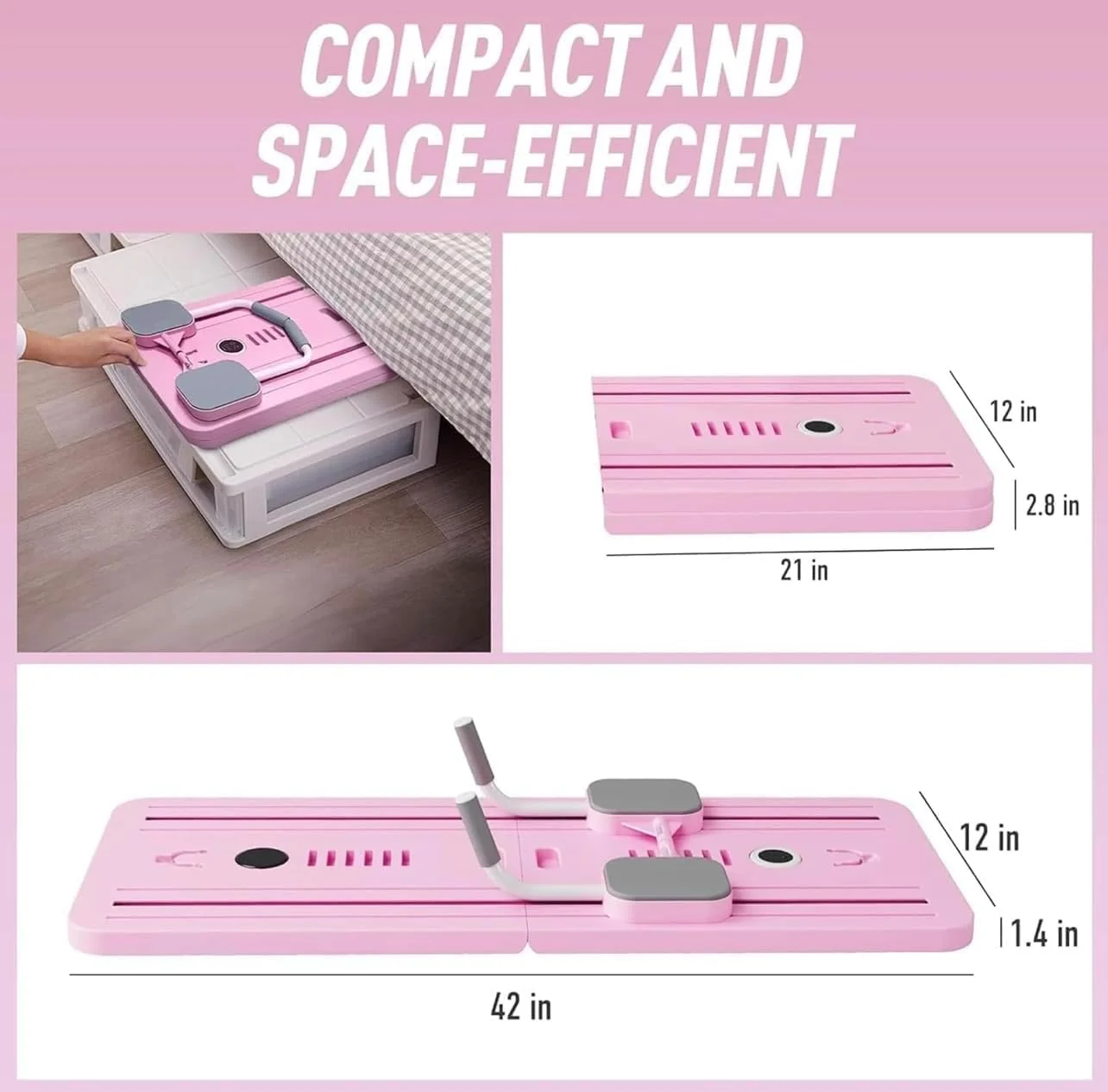 تخته شکم ارکیده ام، ست ریفرمر پیلاتس، تخته ریفرمر پیلاتس تاشو چند منظوره، تجهیزات پیلاتس با مقاومت بالا، تخته تناسب اندام قابل حمل برای خانه، زنان و مردان (هدیه پاف) تخته شکم ارکیده ام، ست ریفرمر پیلاتس، تخته ریفرمر پیلاتس تاشو چند منظوره، تجهیزات پیلاتس با مقاومت بالا، تخته تناسب اندام قابل حمل برای خانه، زنان و مردان (هدیه پاف)