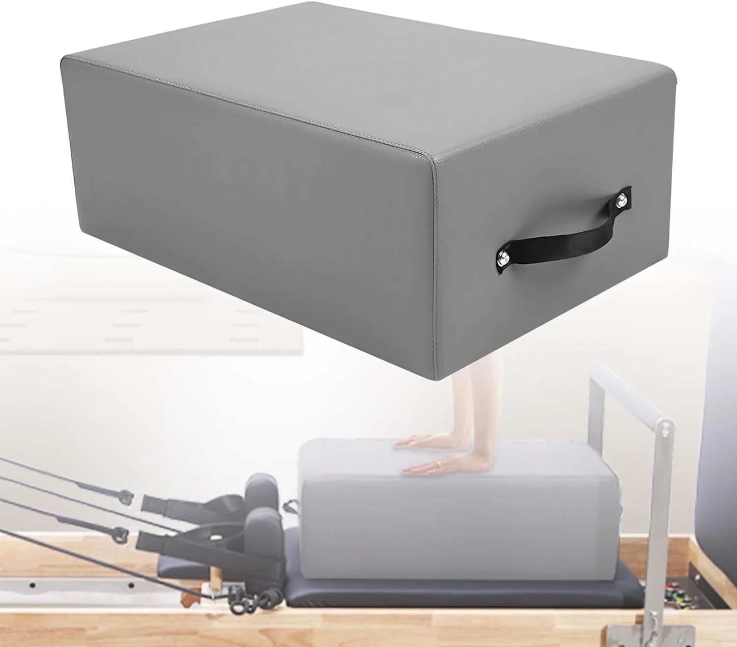 جعبه ریفرمر پیلاتس PeiQi، جعبه لوازم جانبی پیلاتس، تجهیزات پیلاتس برای تمرینات کششی تعادلی تناسب اندام، قابل استفاده به صورت مستقل جعبه ریفرمر پیلاتس PeiQi، جعبه لوازم جانبی پیلاتس، تجهیزات پیلاتس برای تمرینات کششی تعادلی تناسب اندام، قابل استفاده به صورت مستقل