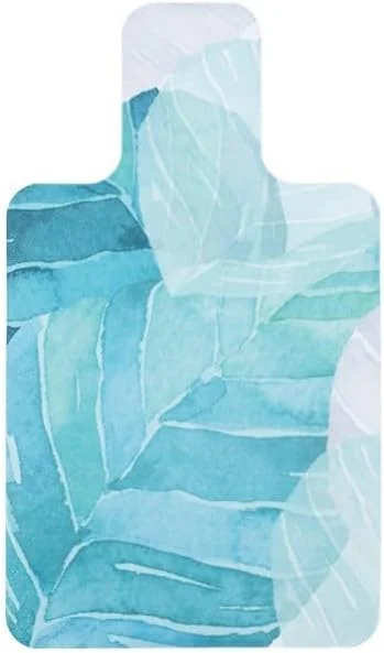 تشک ریفرمر پیلاتس، روکش تشک ریفرمر پیلاتس ضد لغزش، تشک های پیلاتس تاشو با ضخامت 1 میلی متر با پارچه جیر قابل شستشو و جذب سریع عرق برای تمرینات خانگی و باشگاهی، آبی