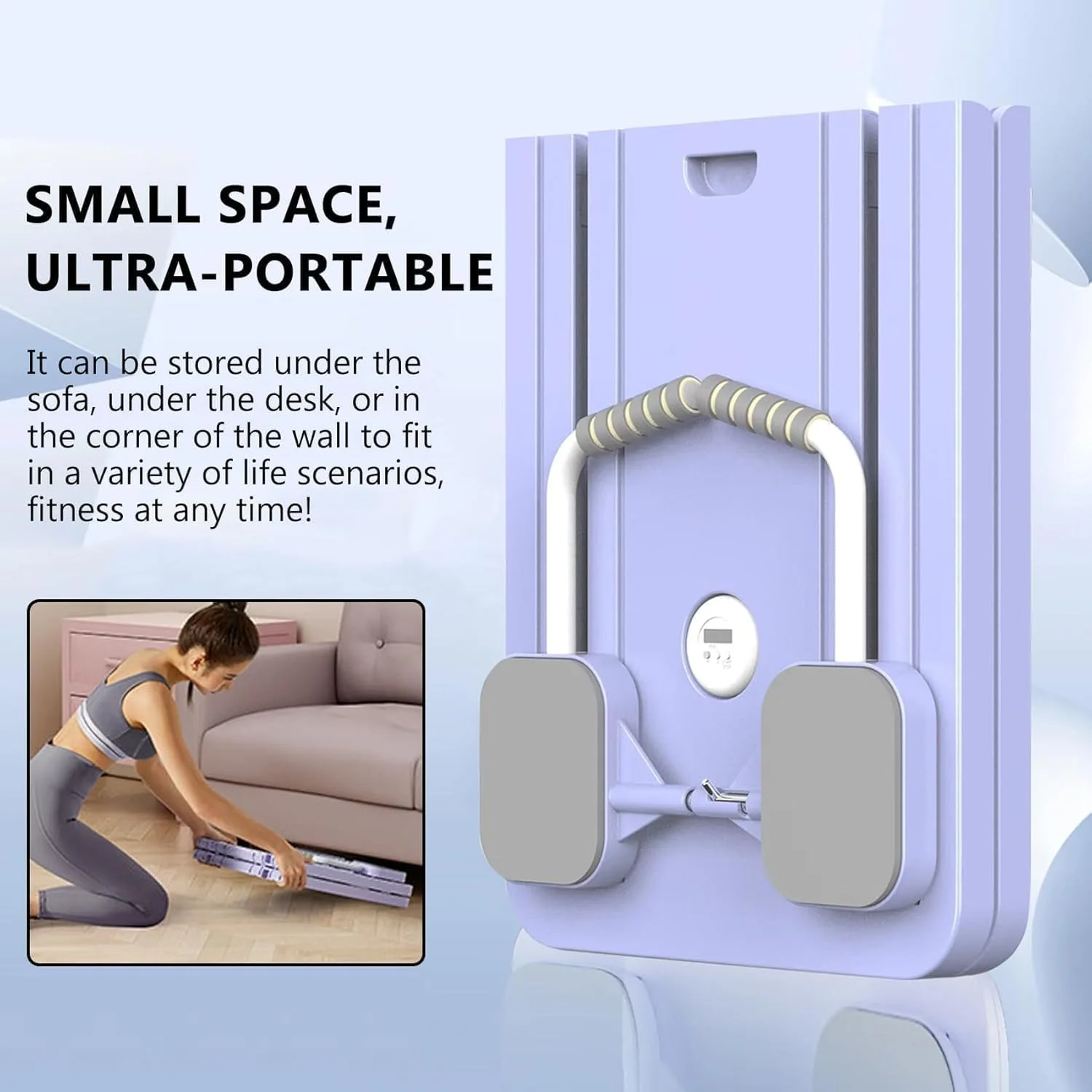 ست تمرینات پیلاتس قابل حمل چند منظوره، تخته تمرین شکم، تخته شنا سوئدی، تمرینات اصلی بدن با قابلیت برگشت خودکار، مناسب برای تمرینات شکمی (سبز)