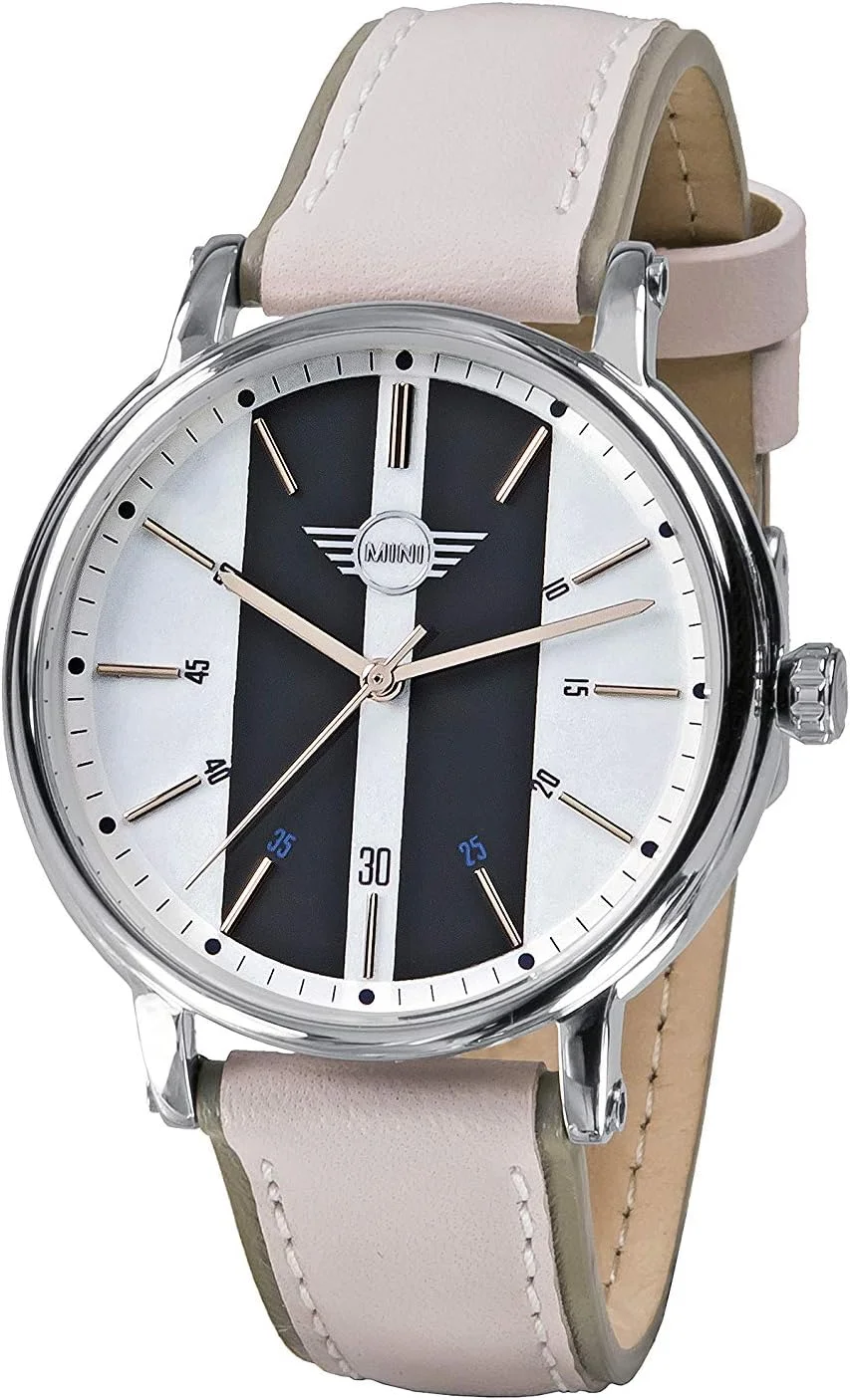 ساعت مچی زنانه مینی سوئیسی، شیری رنگ، 38 میلی متر