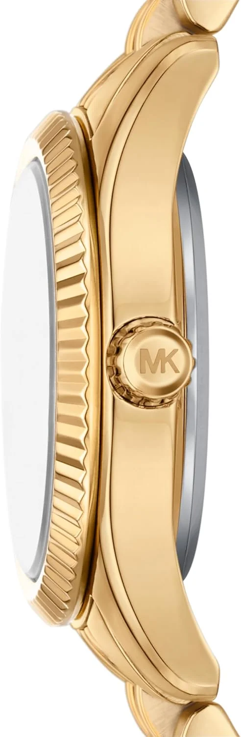 ساعت مچی زنانه مایکل کورس Lexington با سه عقربه و بدنه استیل طلایی (مدل: MK4813)