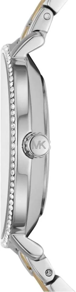 ساعت زنانه مایکل کورس مدل PYPER، اندازه قاب 32 میلی متر، موتور دو عقربه، بند استیل ضد زنگ ساعت زنانه مایکل کورس مدل PYPER، اندازه قاب 32 میلی متر، موتور دو عقربه، بند استیل ضد زنگ