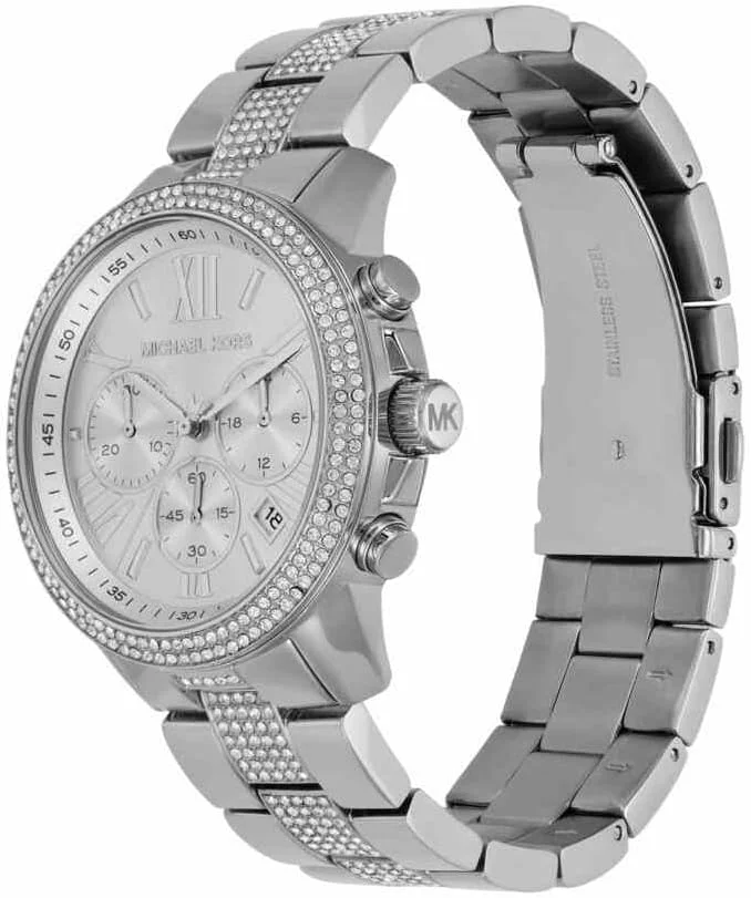 ساعت زنانه MICHAEL KORS Brynn، موتور کرنوگراف کوارتز با بند استیل ضد زنگ ساعت زنانه MICHAEL KORS Brynn، موتور کرنوگراف کوارتز با بند استیل ضد زنگ