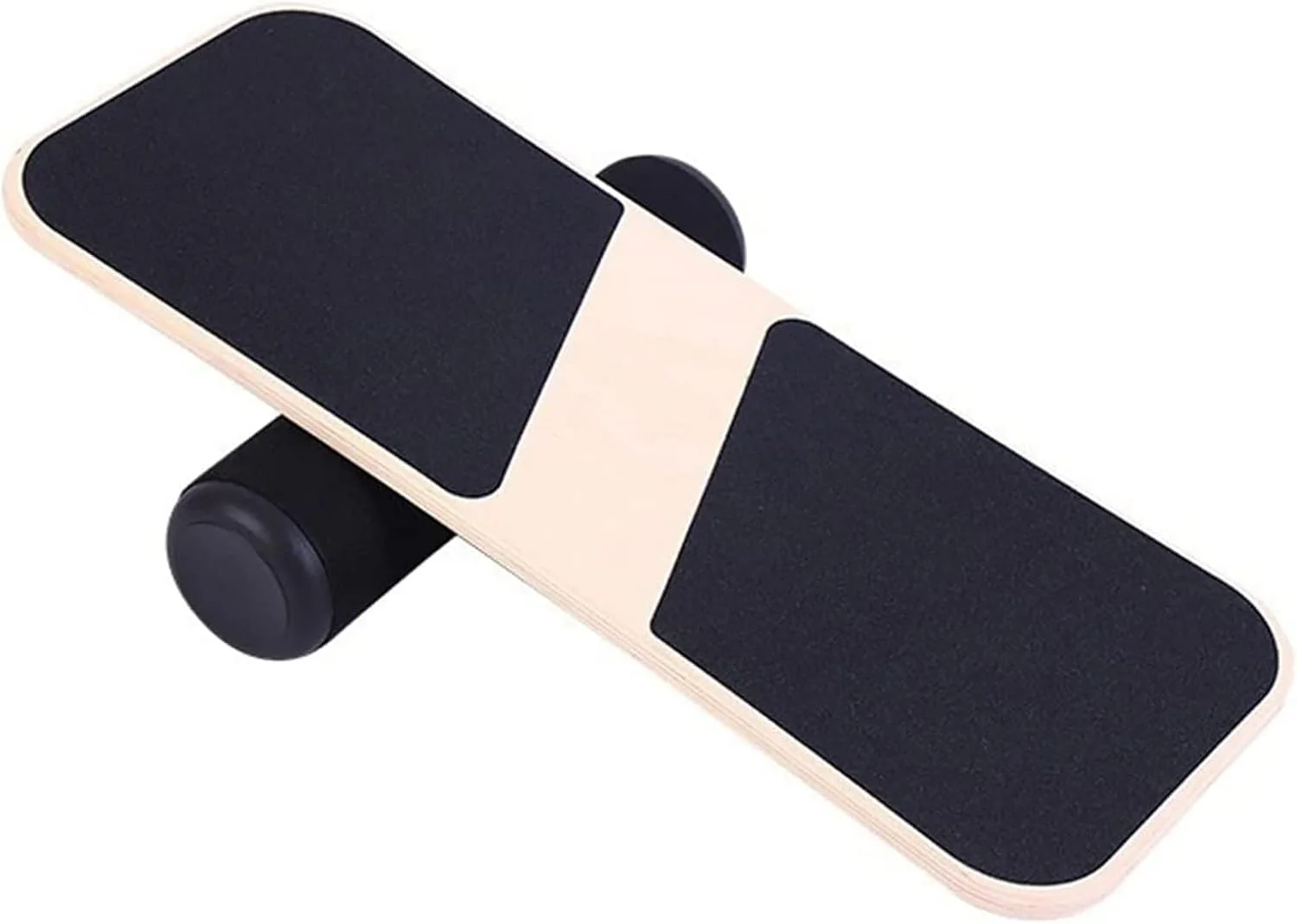 تخته تعادل THE WHITE SHOP برای بزرگسالان به همراه غلتک - تجهیزات تمرینات مرکزی بدن برای تمرینات ورزشی، اسکیت برد، موج سواری و اسنوبرد