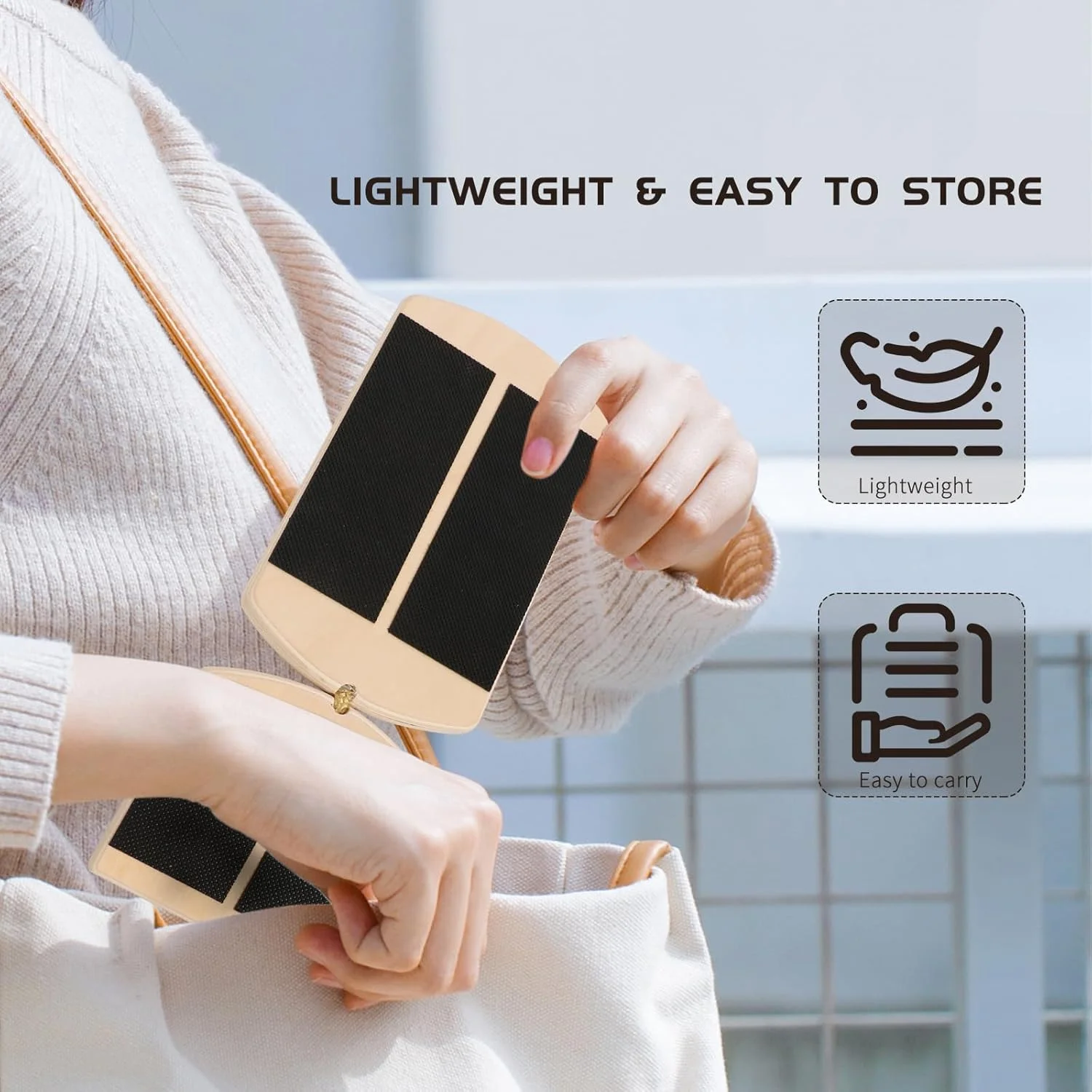 تخته تعادل مچ پا تقویت کننده پا: کشش دهنده و تمرین دهنده پا - تخته تعادل برای تسکین پلانتار فاسایتی