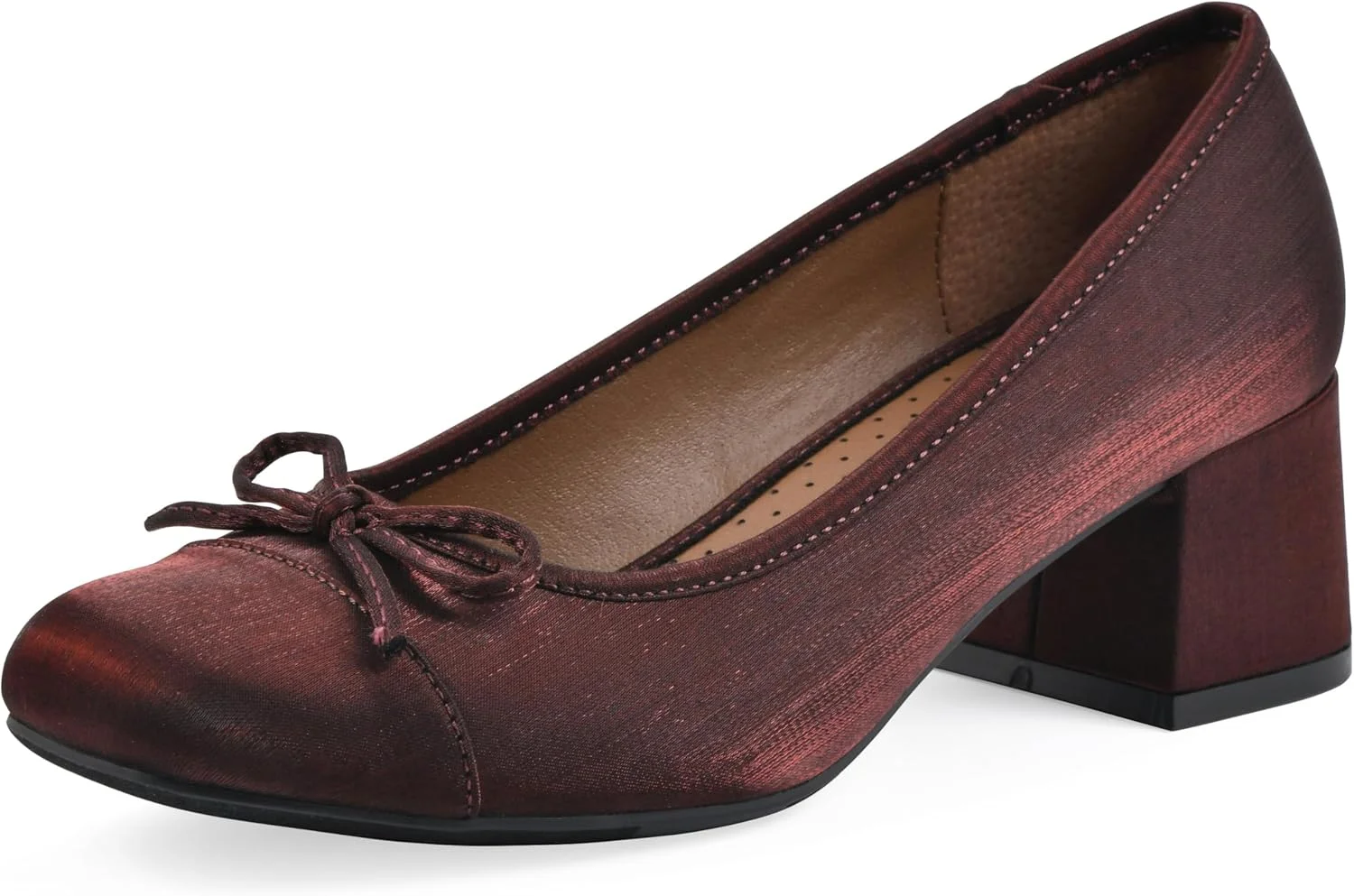 کفش پاشنه دار زنانه وایت مانتین مدل Lately با پنجه بسته و پاشنه بلوکی کفش پاشنه دار زنانه وایت مانتین مدل Lately با پنجه بسته و پاشنه بلوکی