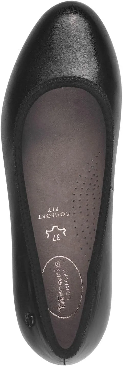 کفش پاشنه کوتاه چرمی زنانه تاماریس کفش پاشنه کوتاه چرمی زنانه تاماریس