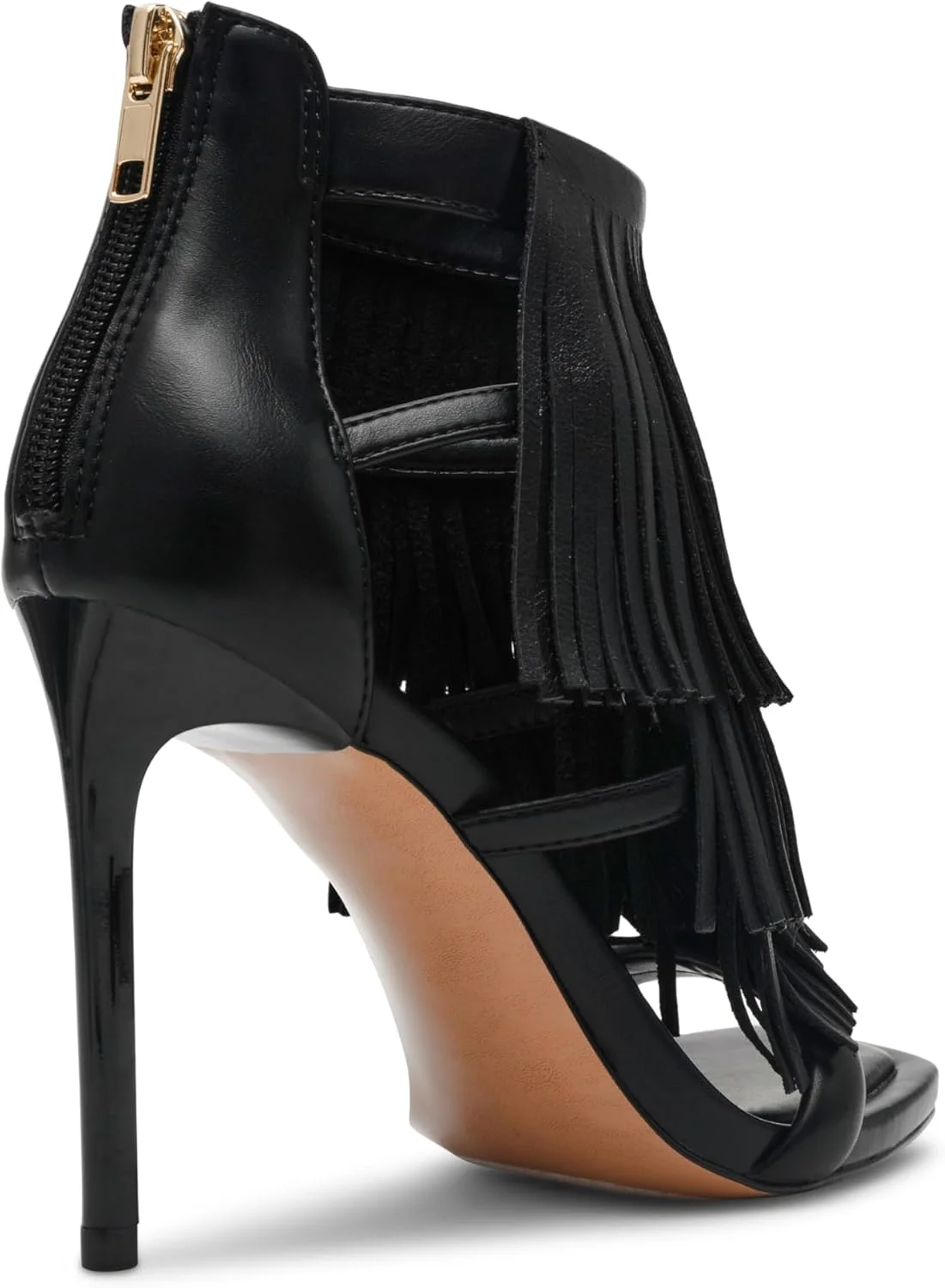 کفش پاشنه بلند زنانه استیو مادن مدل Fringzy