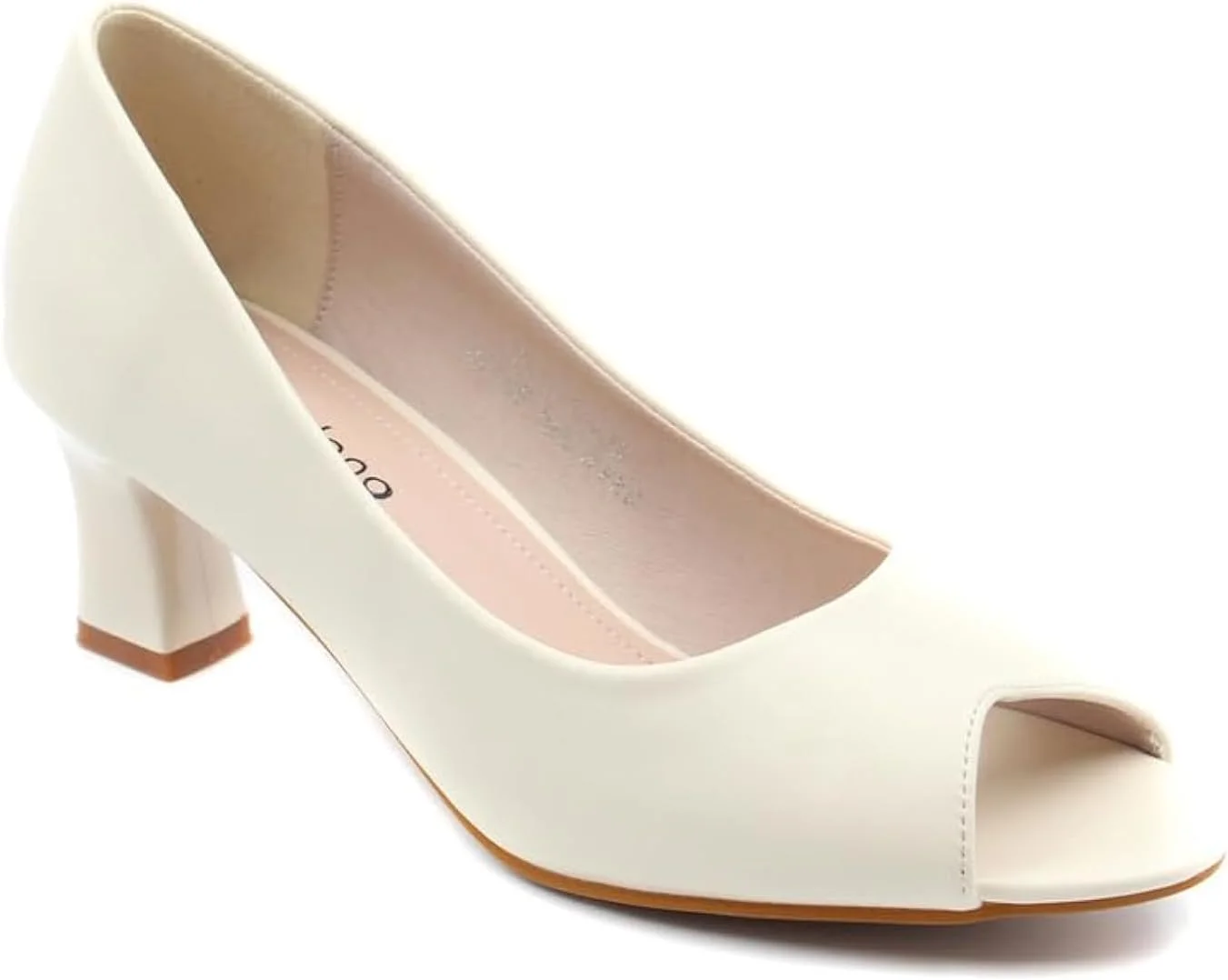 کفش پاشنه بلند زنانه | جلو باز، راحت، کفش پاشنه دار لژدار برای دختران و بانوان | کفش های سبک وزن مد روز زنانه برای پیاده روی، کار، لباس عروس و مهمانی