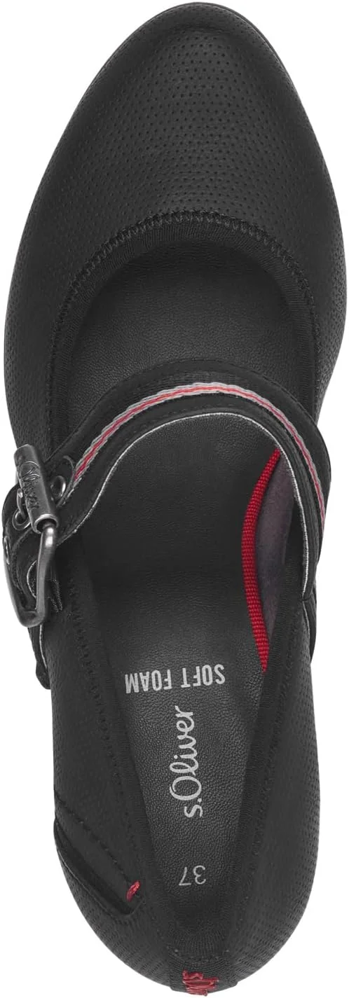 کفش پاشنه بلند زنانه اس.اولیور مدل 5-22413-43 به همراه بند