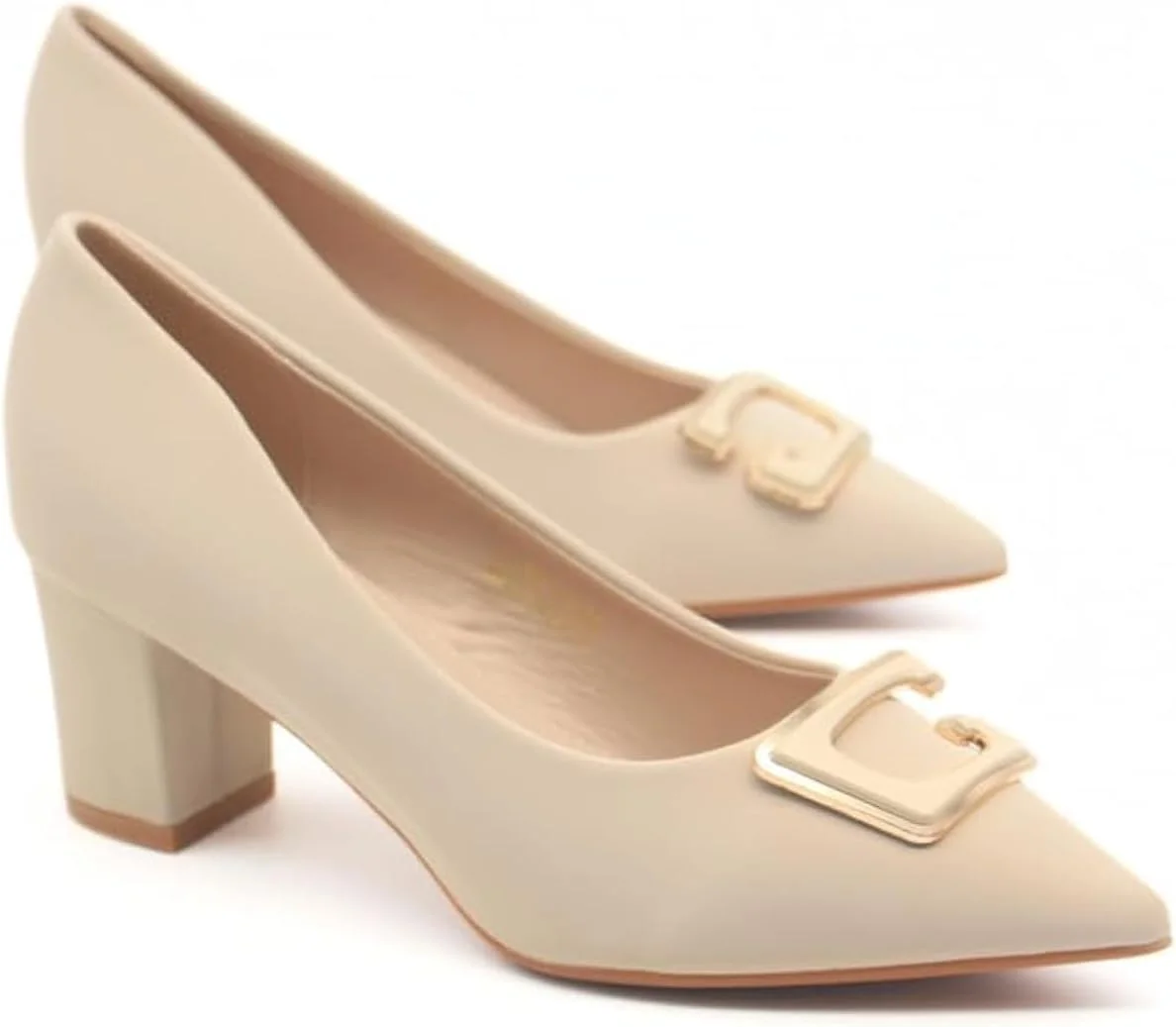 کفش پاشنه بلند زنانه | پنجه باریک بسته، راحت، کفش پاشنه دارSlip-On  روزمره برای دختران و بانوان | کفش های سبک وزن مد روز زنانه برای کار، لباس عروس، کفش پاشنه بلند پلتفرم