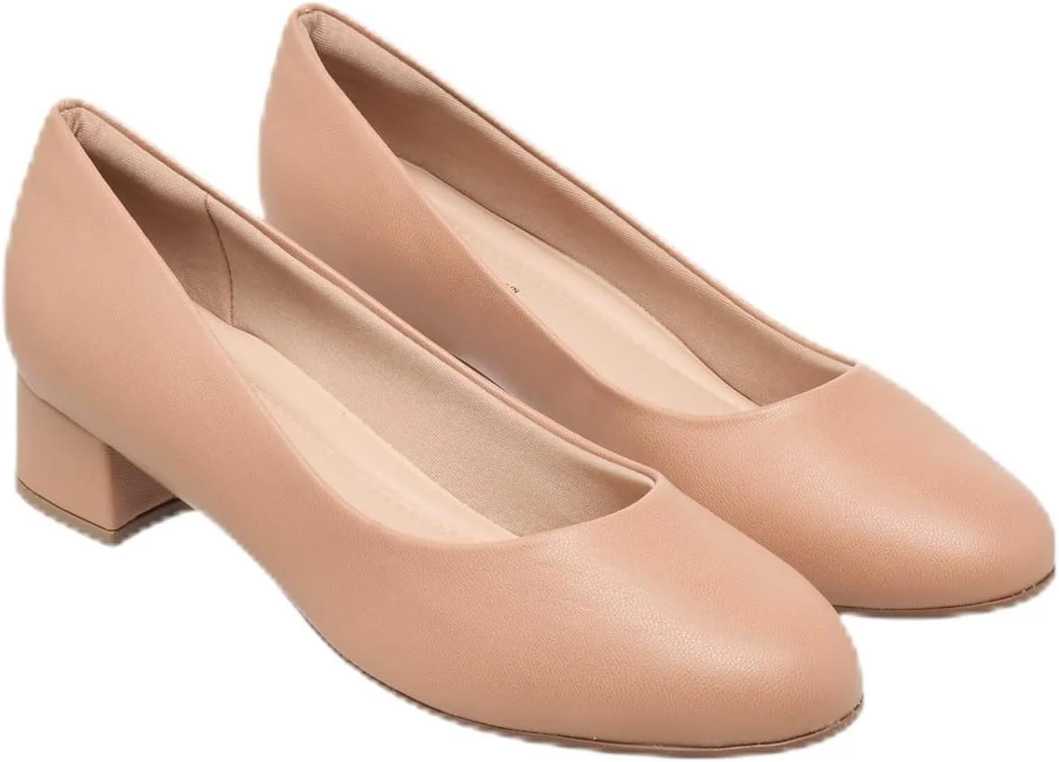 کفش پاشنه بلند زنانه پیکادیلی، مدل Slip-On و یکدست با پاشنه پهن