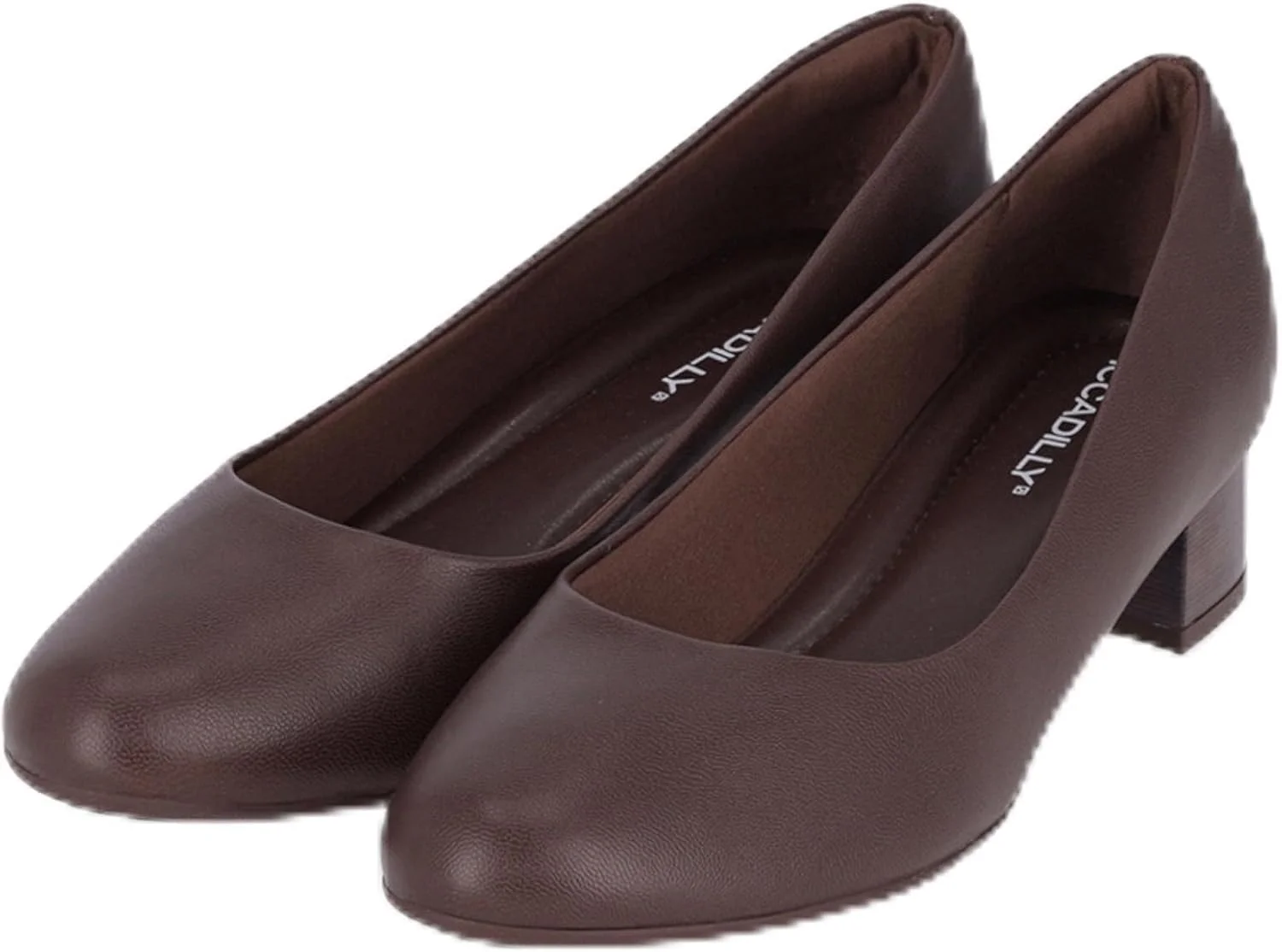 کفش زنانه پیکادیلی مدل Slip-On با پنجه گرد و پاشنه پهن