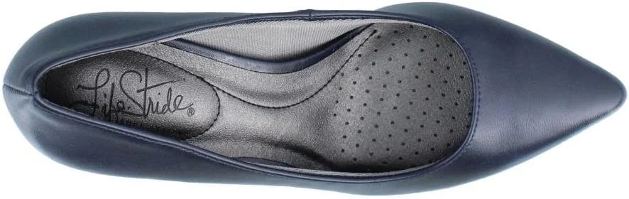 کفش پاشنه بلند زنانه لایف استراید مدل Sevyn، سرمه ای لوکس سایز 4، 9