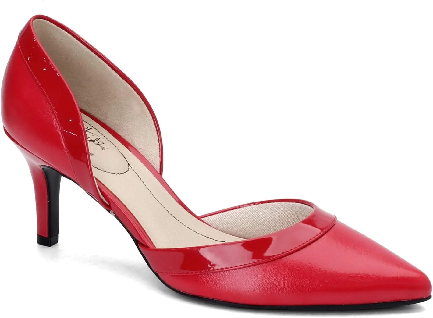 کفش پاشنه بلند زنانه LifeStride مدل Saldana، قرمز آتشین، سایز 39 اروپا