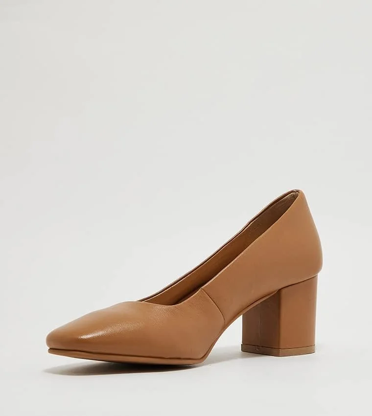 کفش پاشنه بلند زنانه مدل دلتا با پنجه مربعی